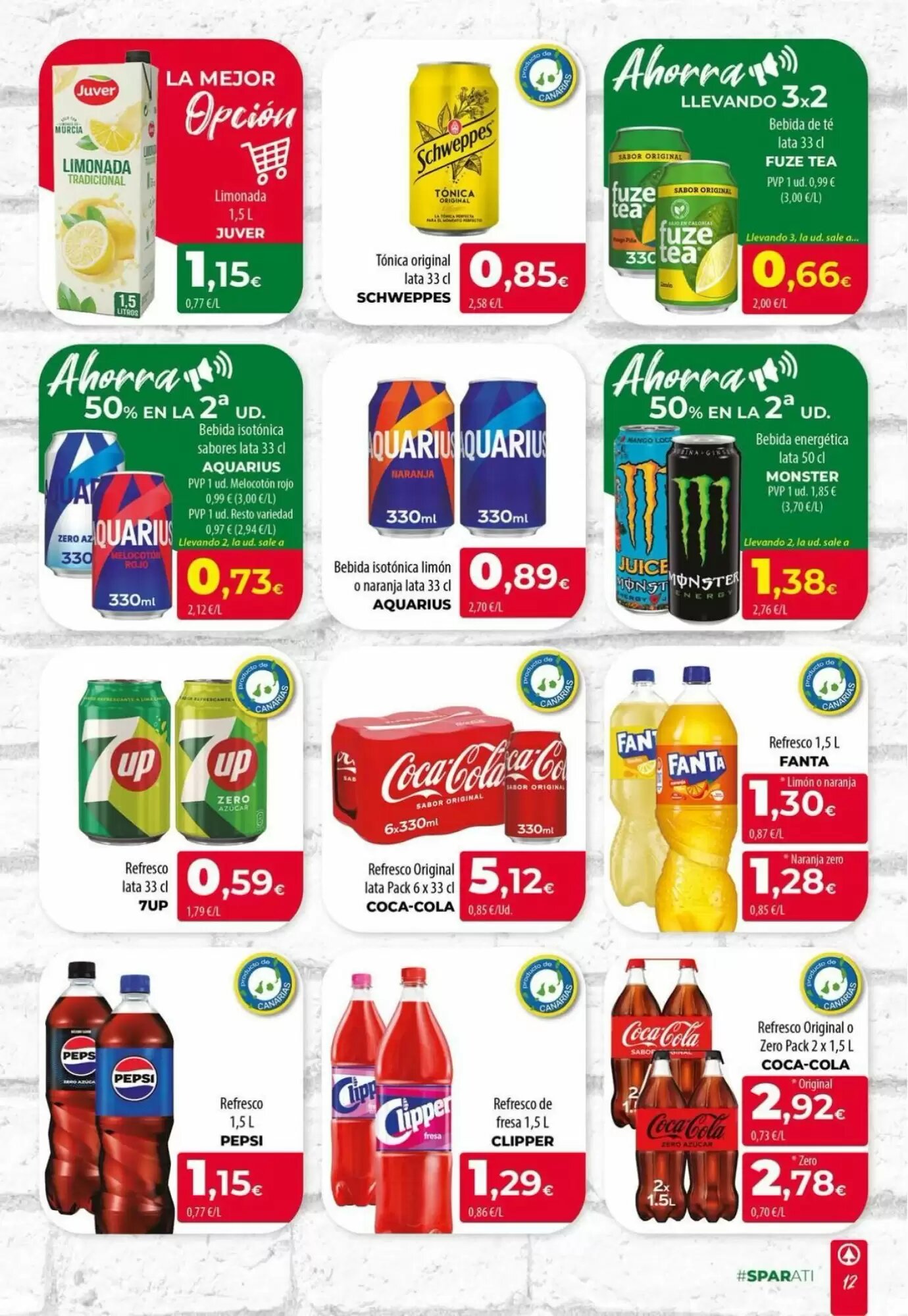 Folleto promocional de Spar La Palma válido desde el 31/07/2026 - Página 12.