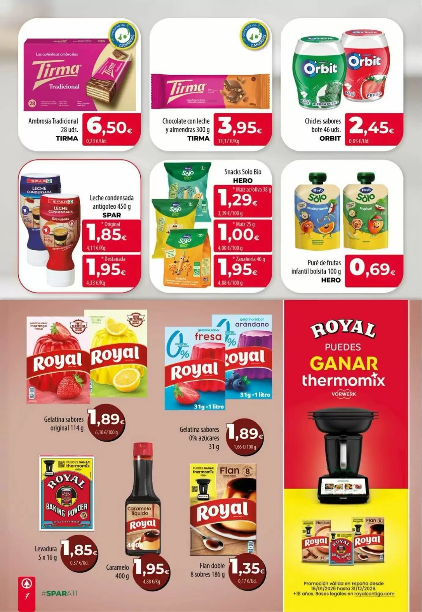 Folleto promocional de Spar La Palma válido desde el 31/07/2026 - Página 7.