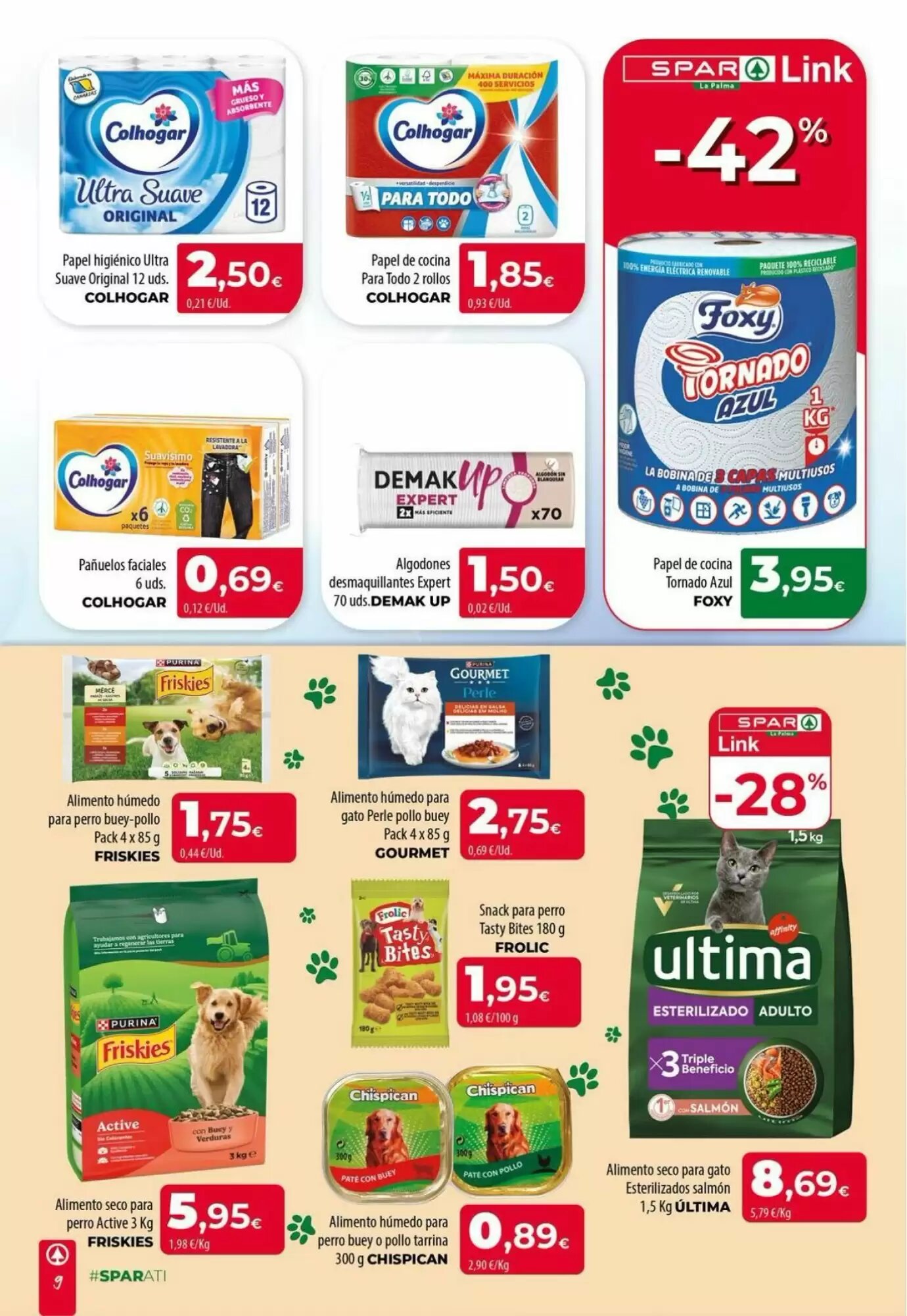 Folleto promocional de Spar La Palma válido desde el 31/07/2026 - Página 9.