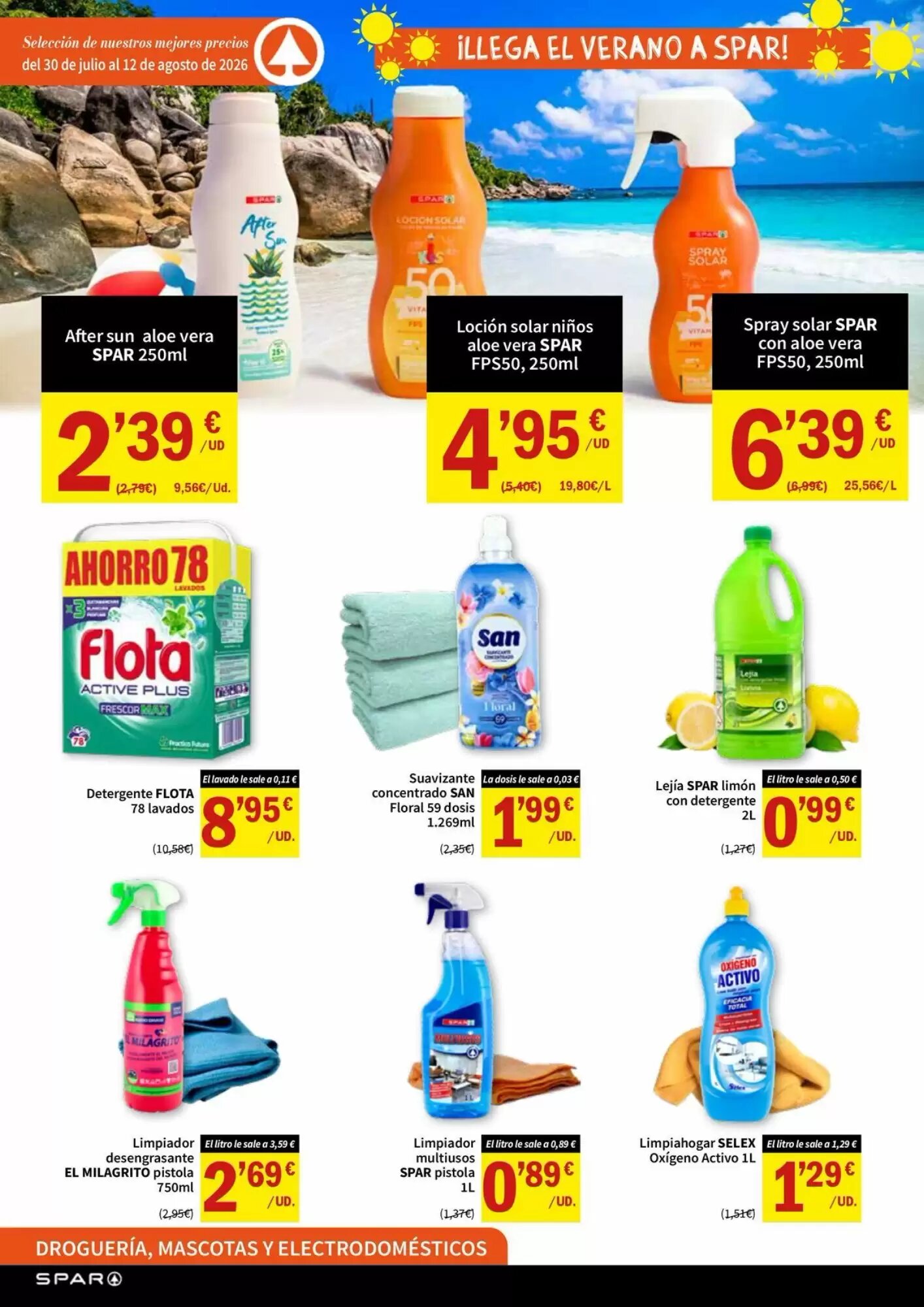Folleto promocional de Spar válido desde el 31/07/2026 - Página 10.