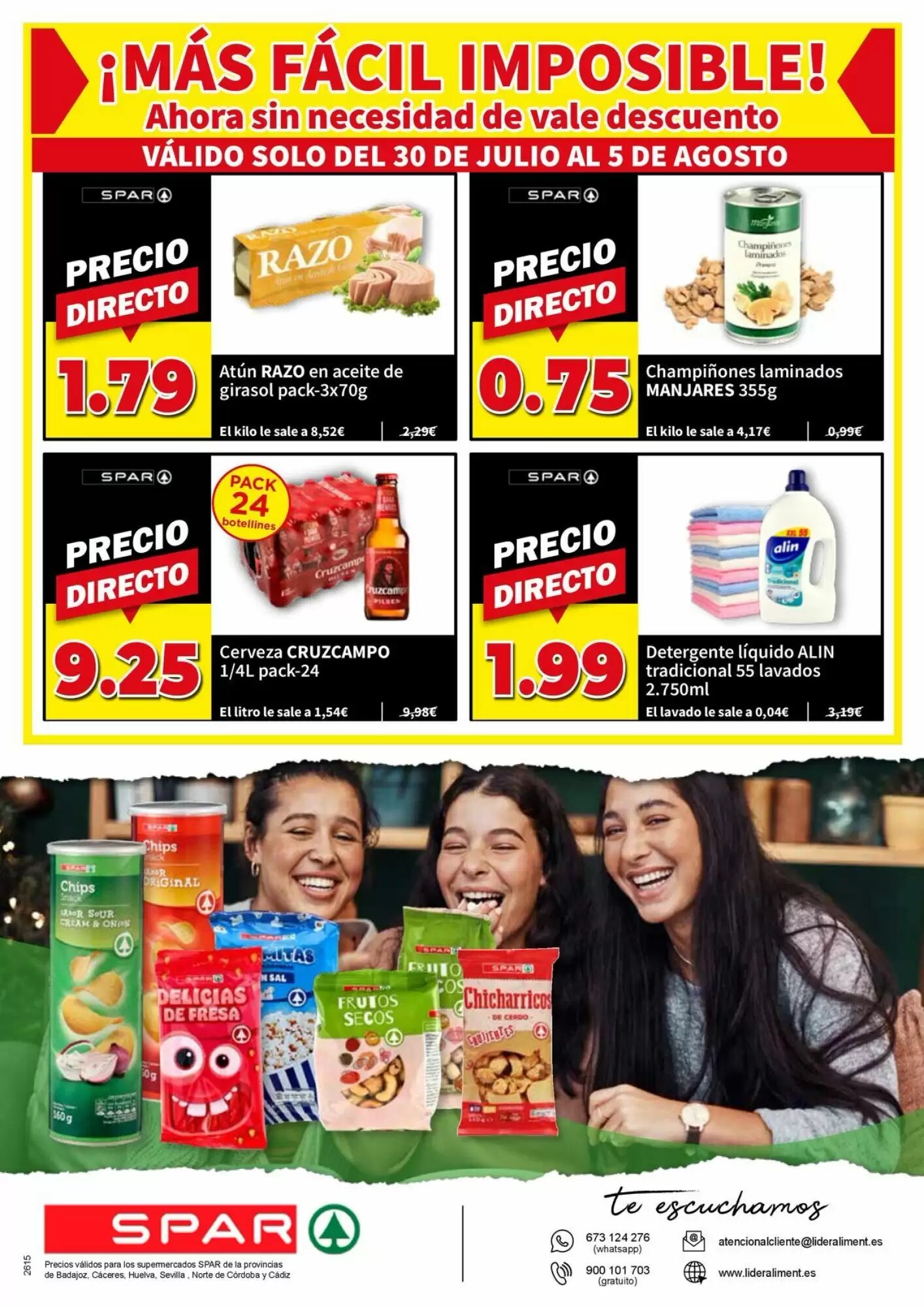 Folleto promocional de Spar válido desde el 31/07/2026 - Página 12.