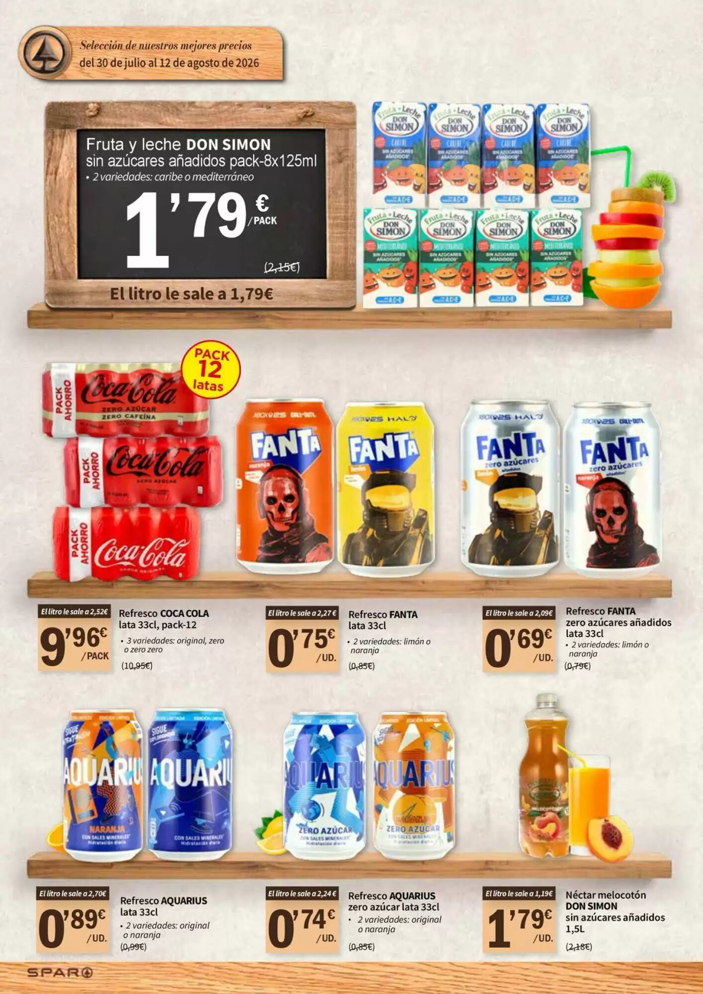 Folleto promocional de Spar válido desde el 31/07/2026 - Página 4.