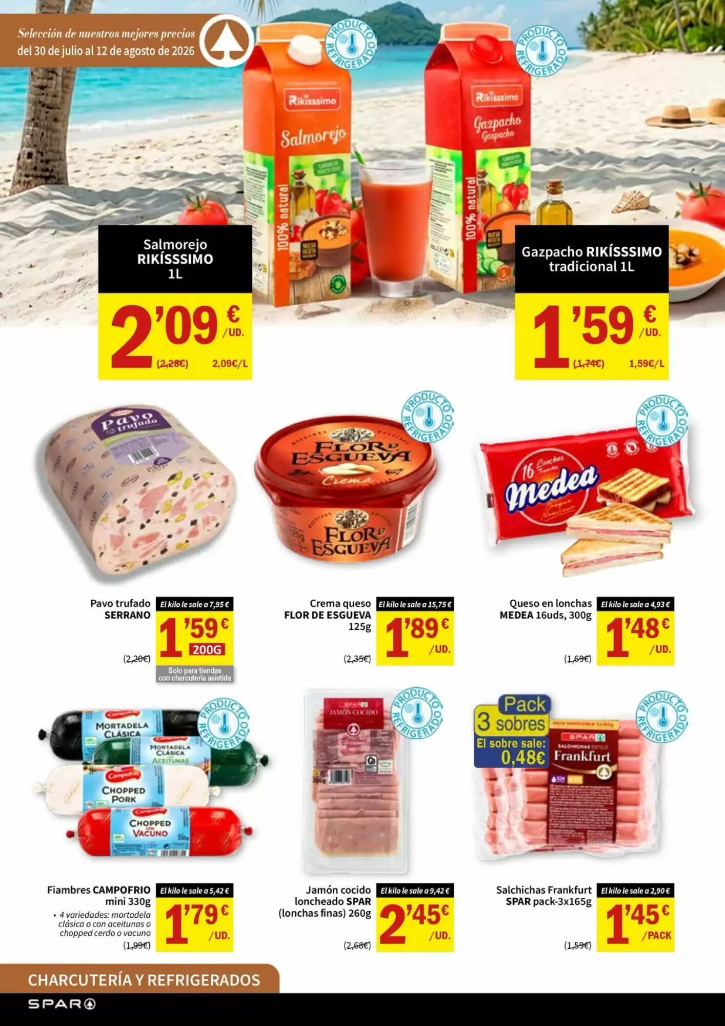 Folleto promocional de Spar válido desde el 31/07/2026 - Página 8.