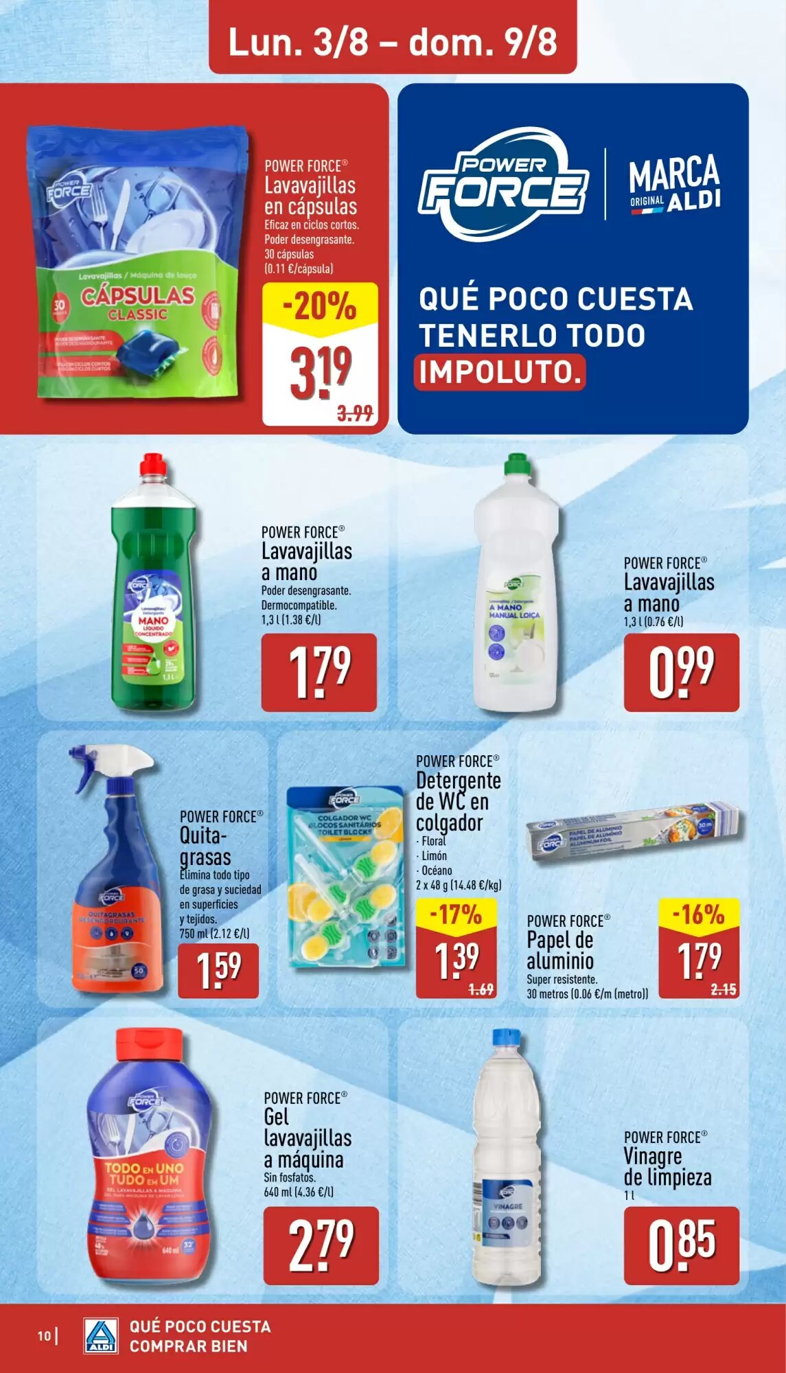 Folleto promocional de ALDI válido desde el 03/08/2026 - Página 10.