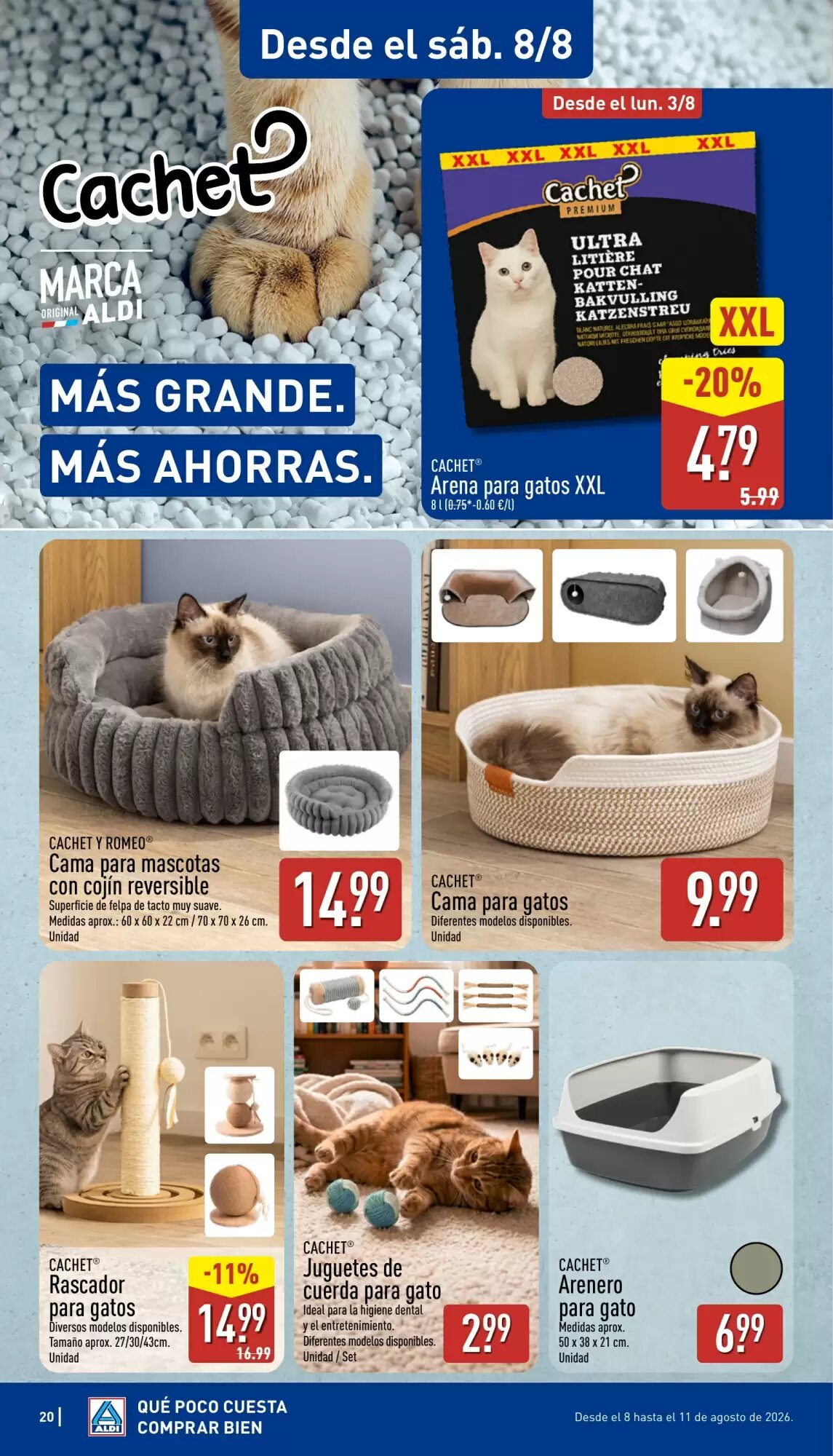 Folleto promocional de ALDI válido desde el 03/08/2026 - Página 20.