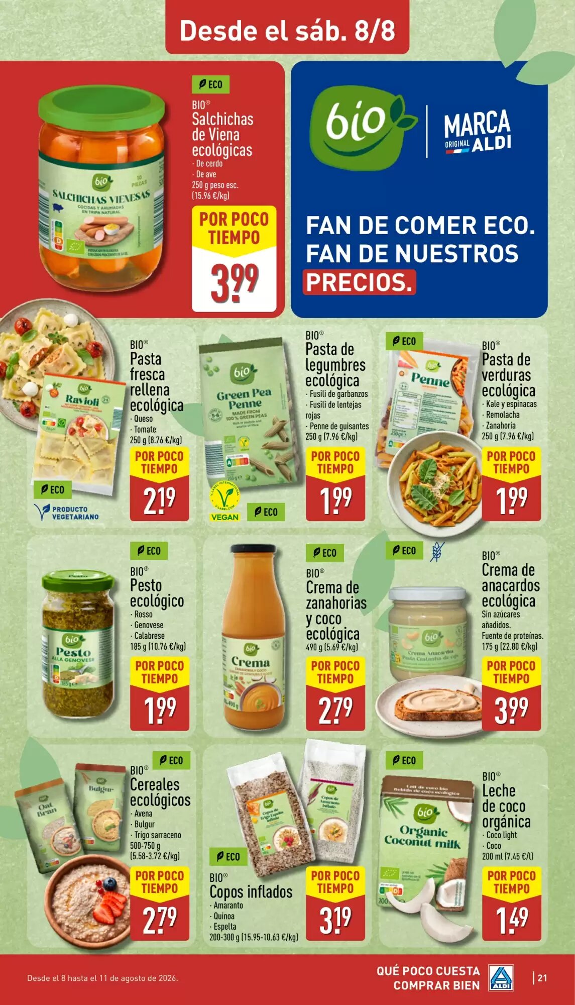 Folleto promocional de ALDI válido desde el 03/08/2026 - Página 21.