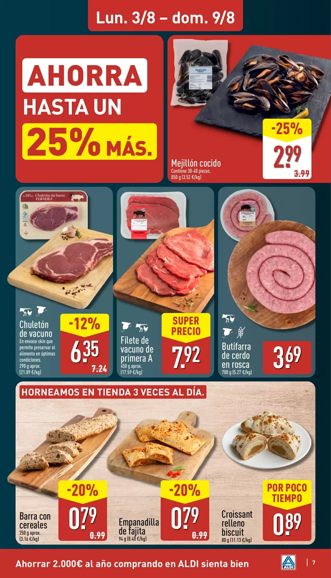 Folleto promocional de ALDI válido desde el 03/08/2026 - Página 7.