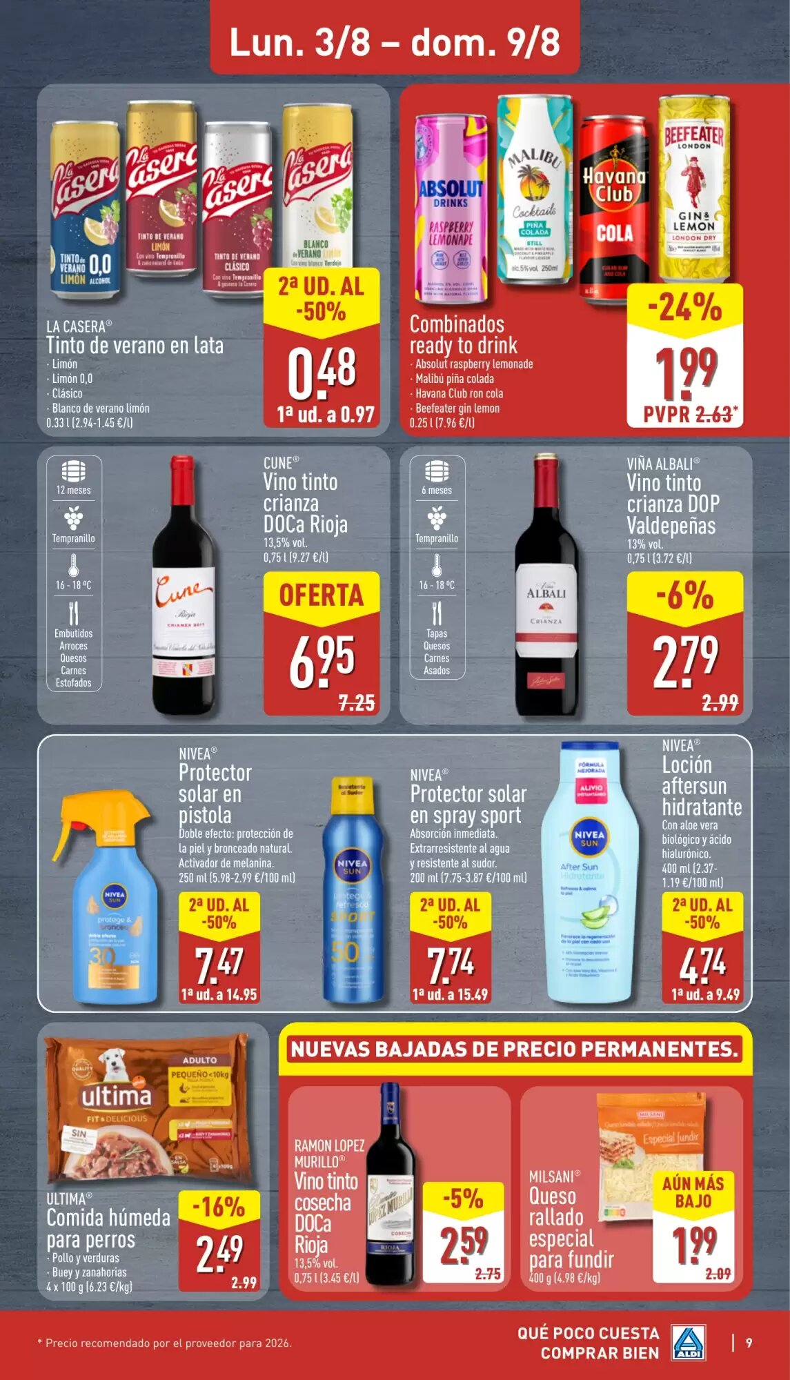 Folleto promocional de ALDI válido desde el 03/08/2026 - Página 9.