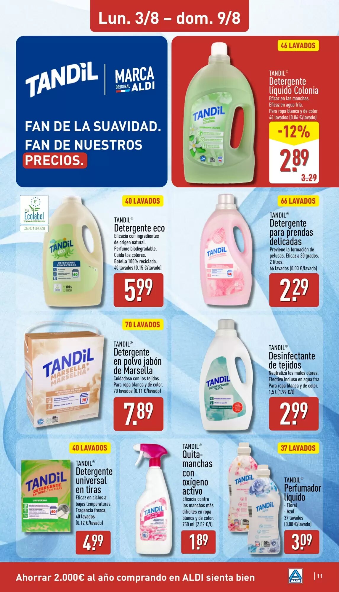 Folleto promocional de ALDI válido desde el 03/08/2026 - Página 11.