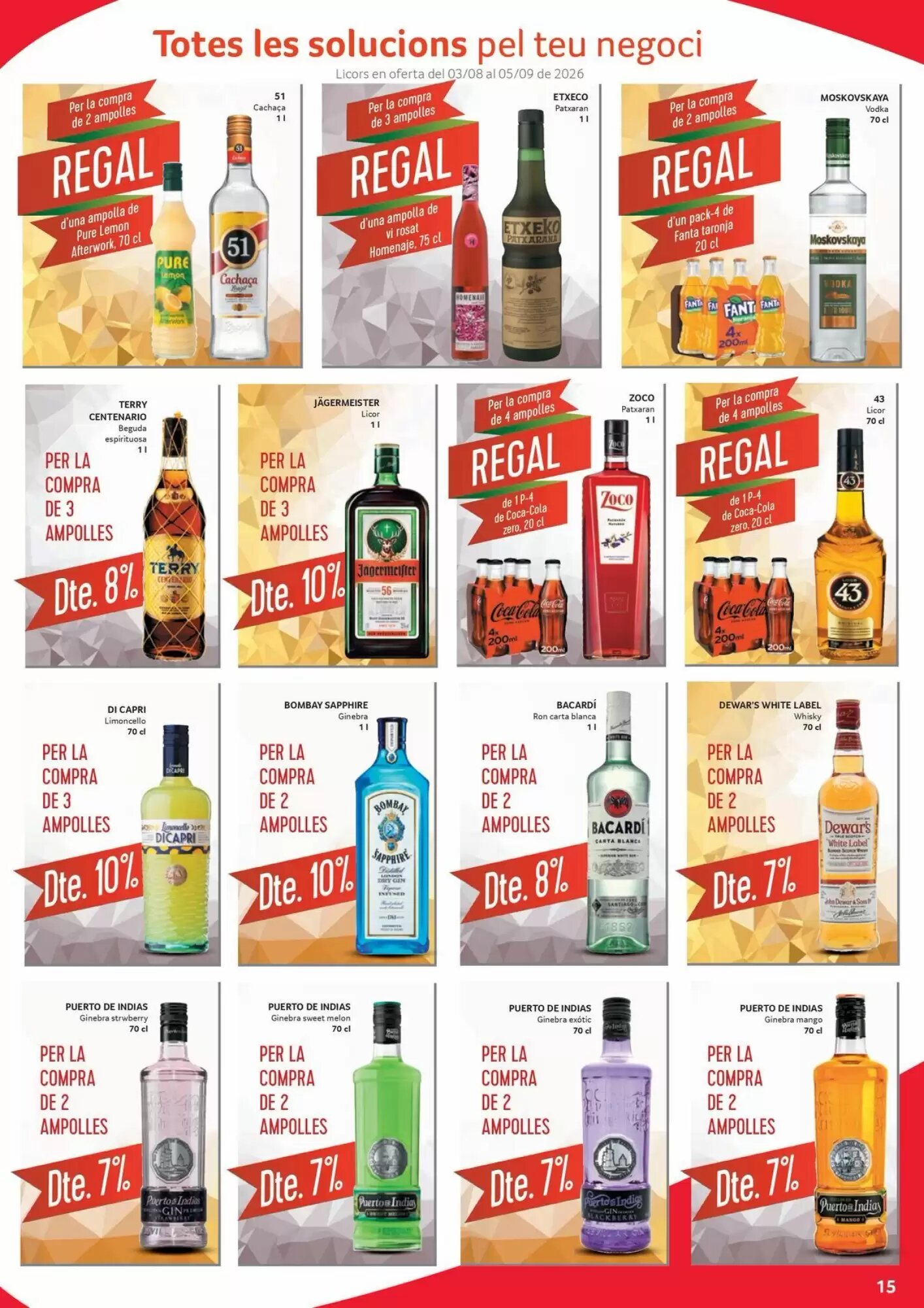 Folleto promocional de GM Cash & Carry válido desde el 03/08/2026 - Página 15.