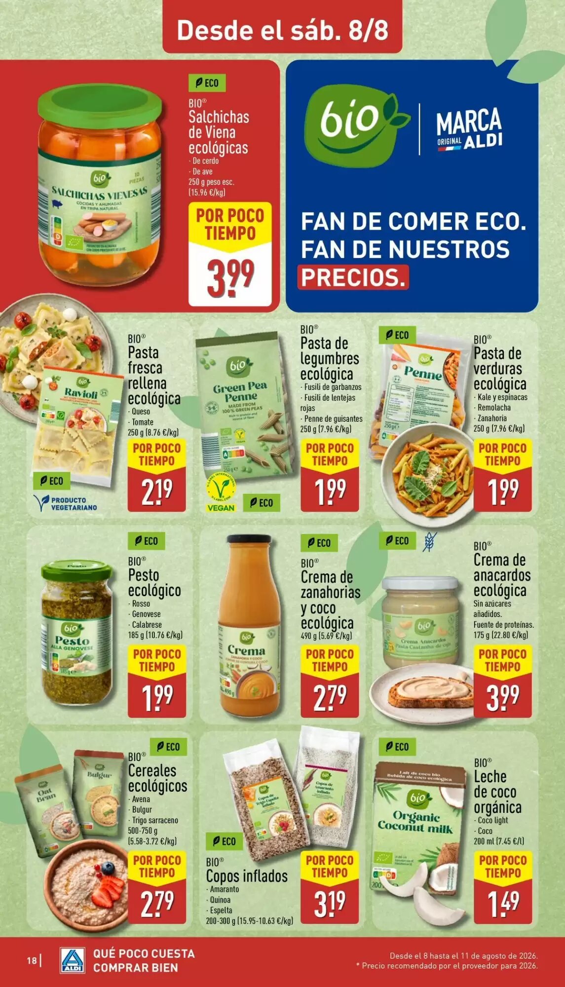 Folleto promocional de ALDI válido desde el 03/08/2026 - Página 18.