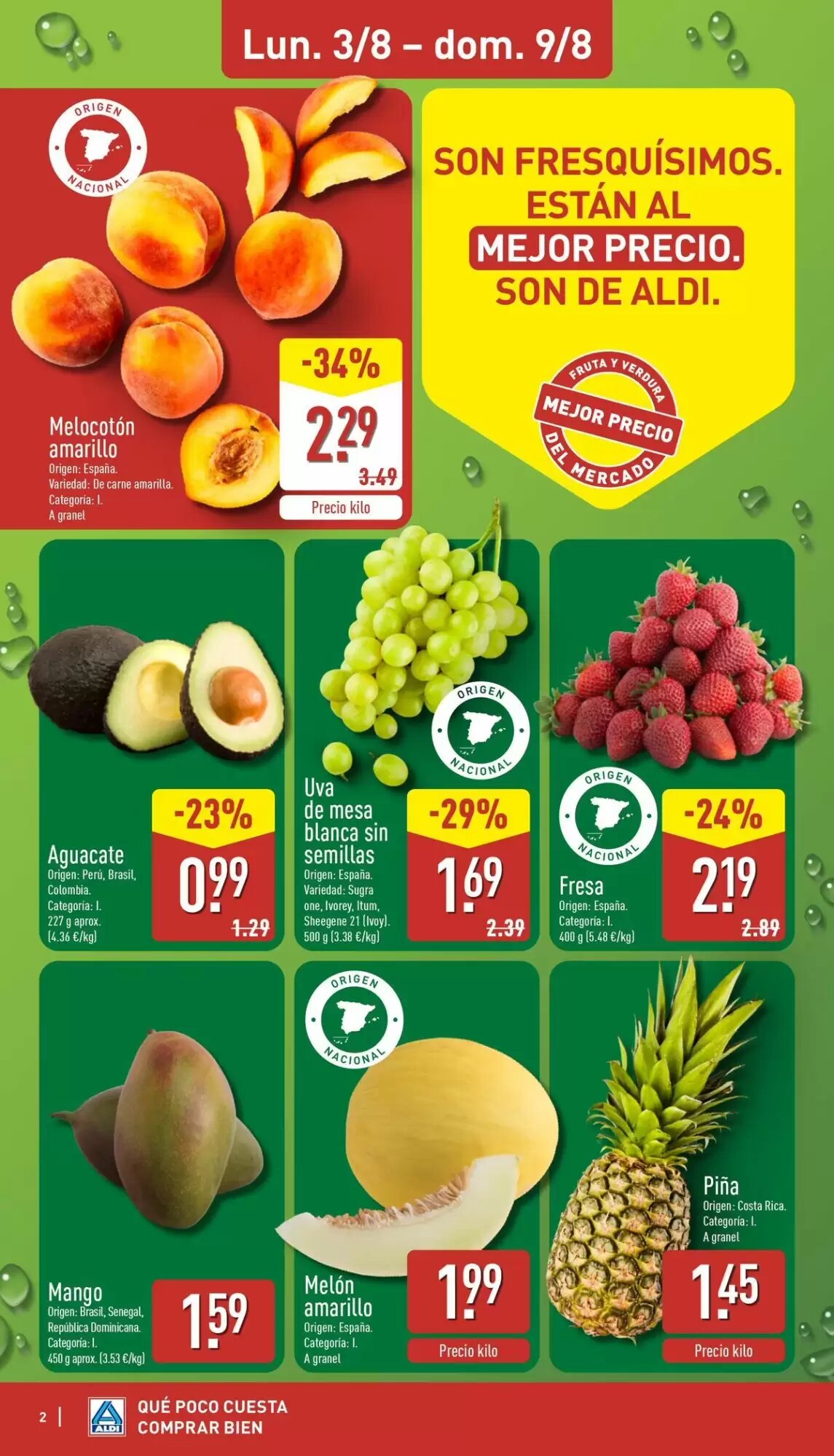 Folleto promocional de ALDI válido desde el 03/08/2026 - Página 2.