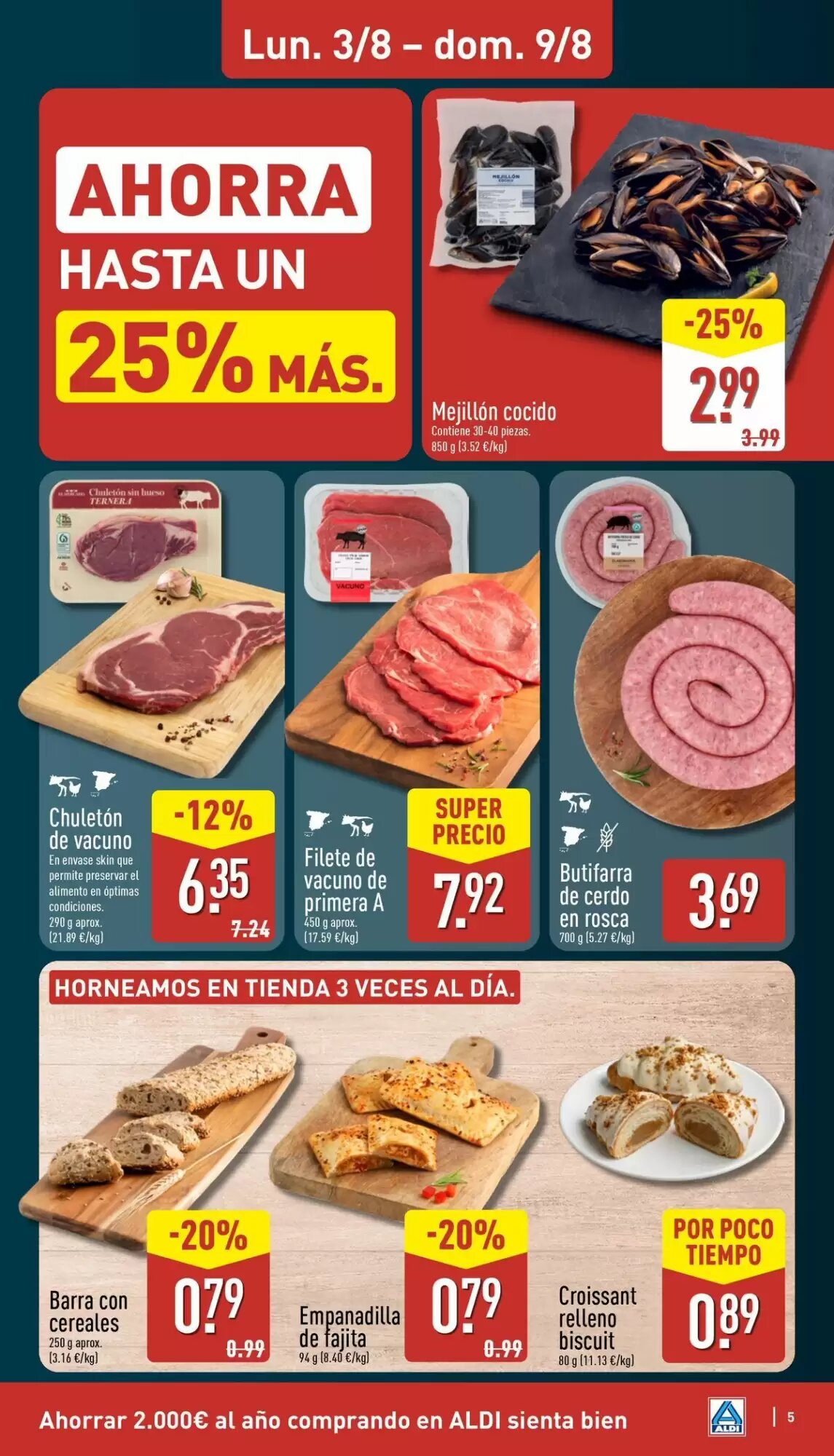 Folleto promocional de ALDI válido desde el 03/08/2026 - Página 5.