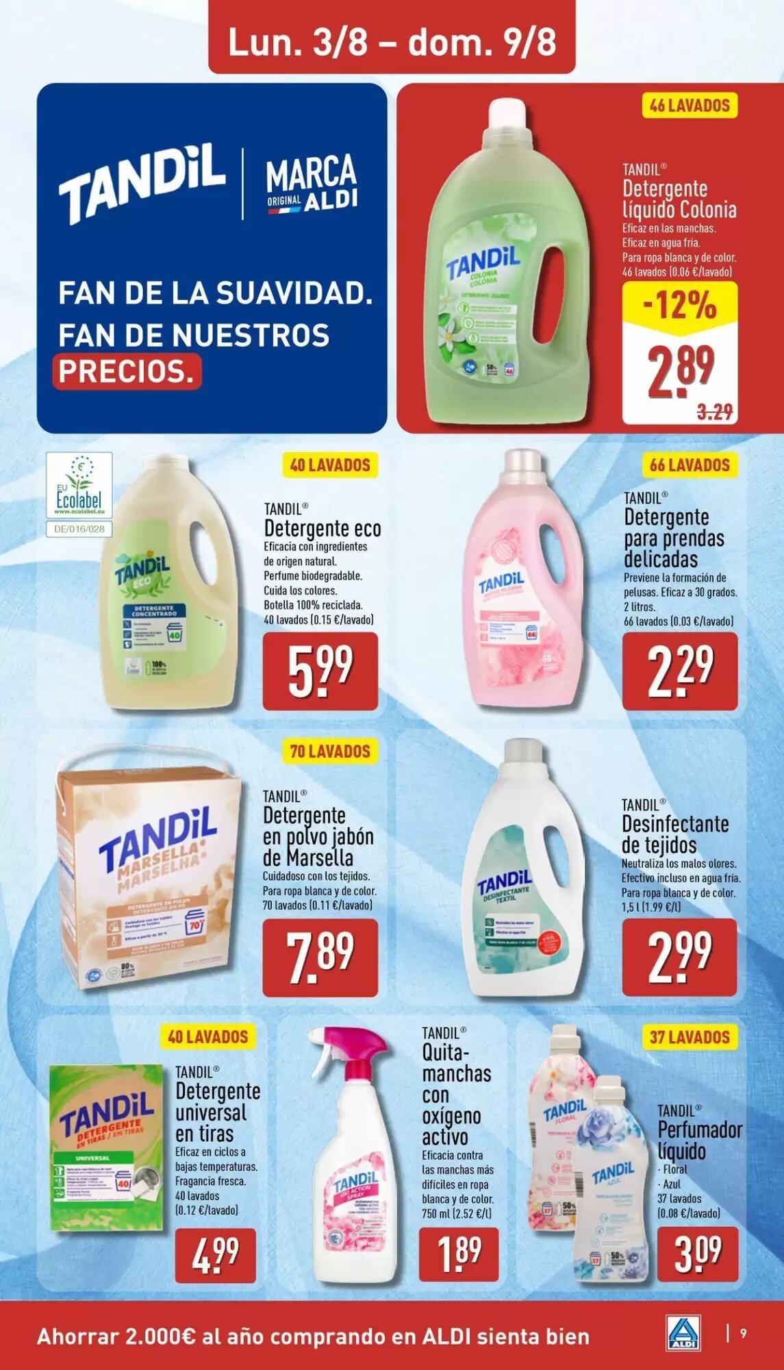 Folleto promocional de ALDI válido desde el 03/08/2026 - Página 9.