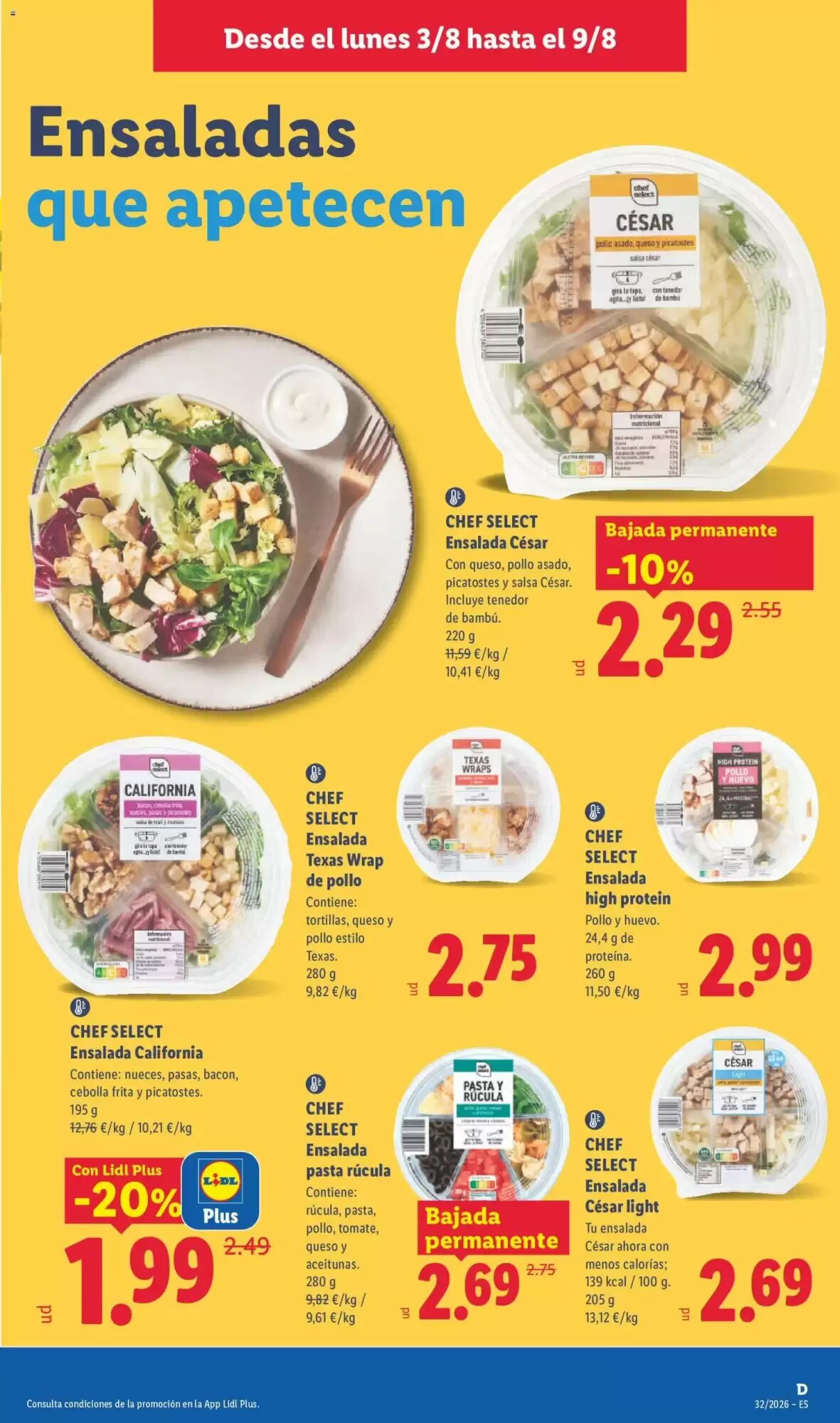 Folleto promocional de Lidl válido desde el 03/08/2026 - Página 11.
