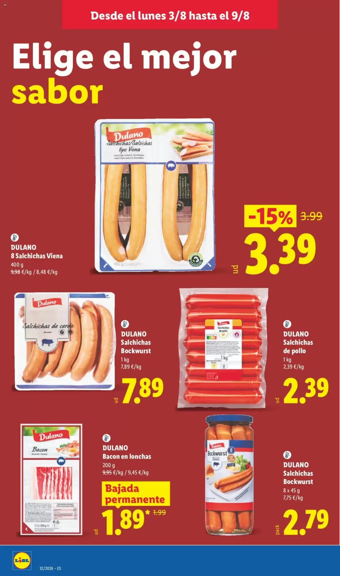 Folleto promocional de Lidl válido desde el 03/08/2026 - Página 18.