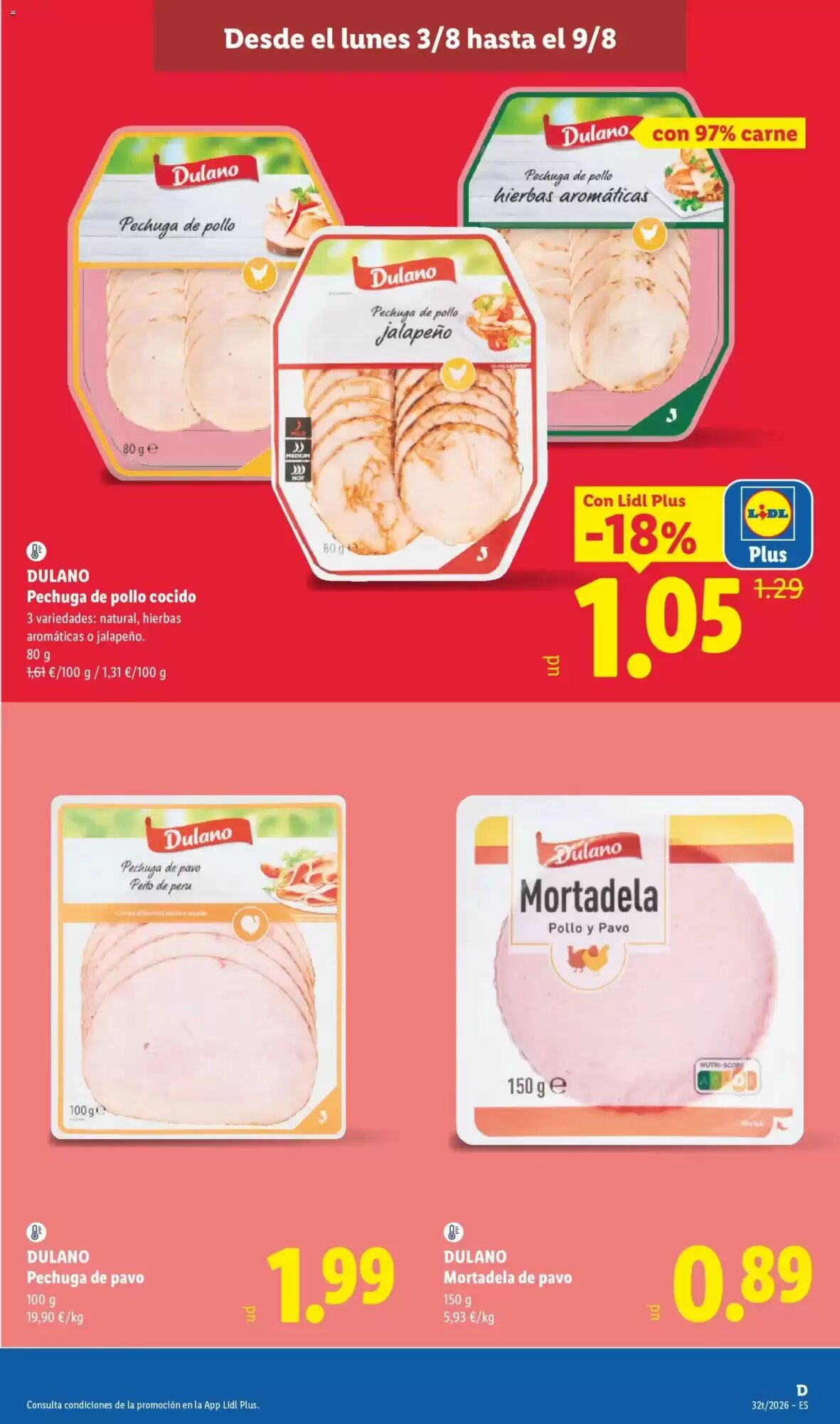Folleto promocional de Lidl válido desde el 03/08/2026 - Página 19.