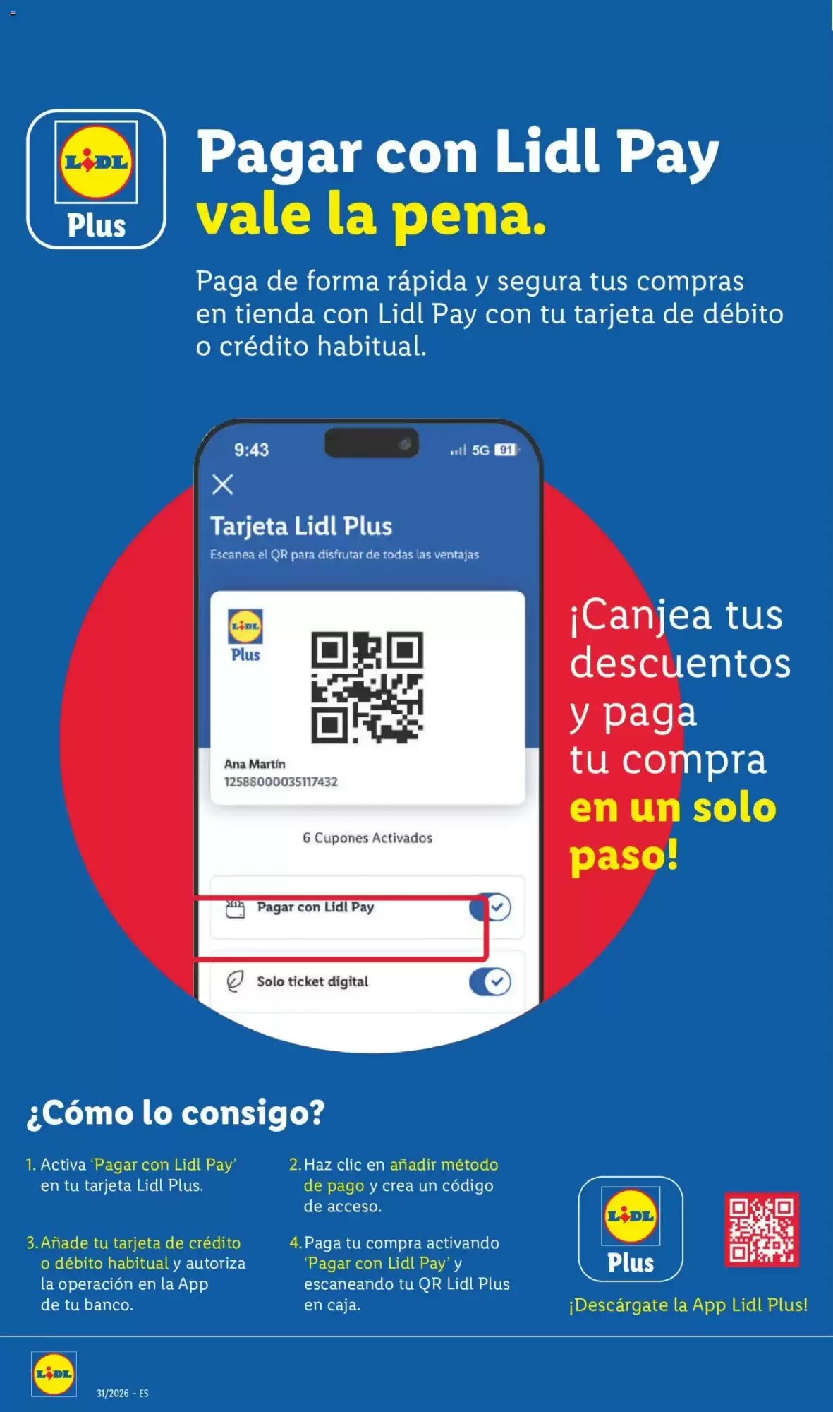 Folleto promocional de Lidl válido desde el 03/08/2026 - Página 22.