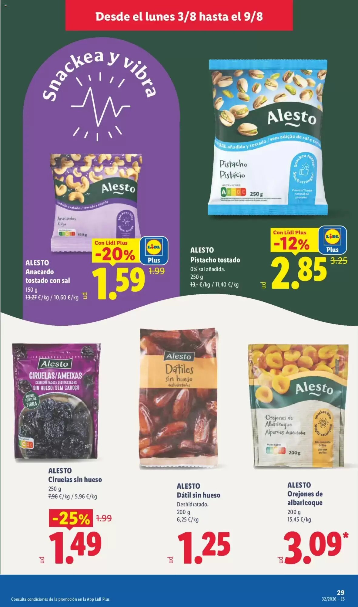 Folleto promocional de Lidl válido desde el 03/08/2026 - Página 31.