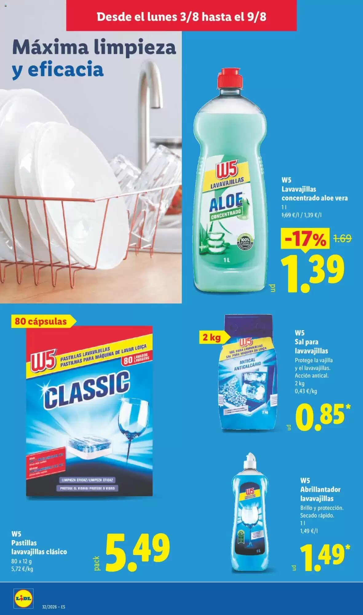 Folleto promocional de Lidl válido desde el 03/08/2026 - Página 34.