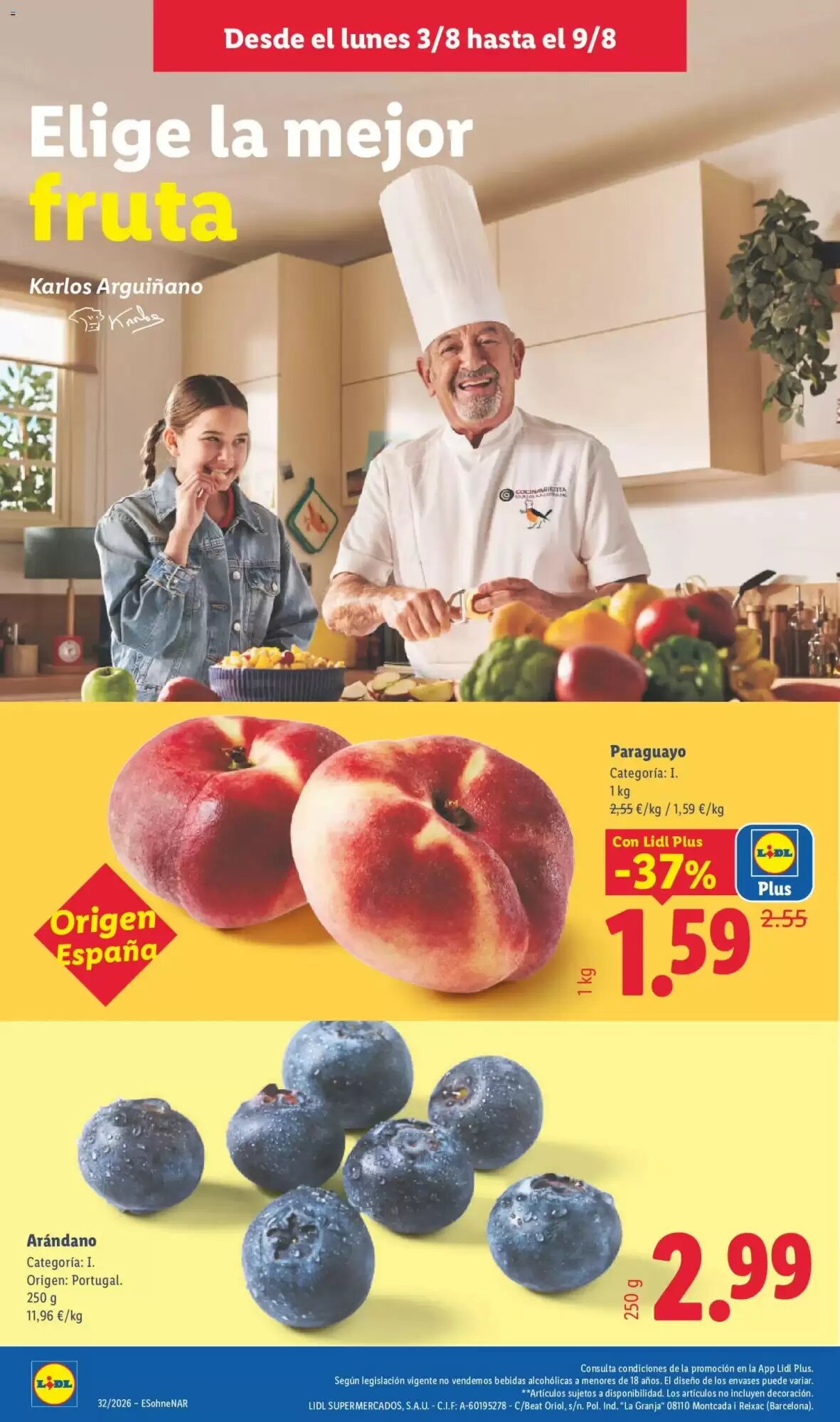 Folleto promocional de Lidl válido desde el 03/08/2026 - Página 8.