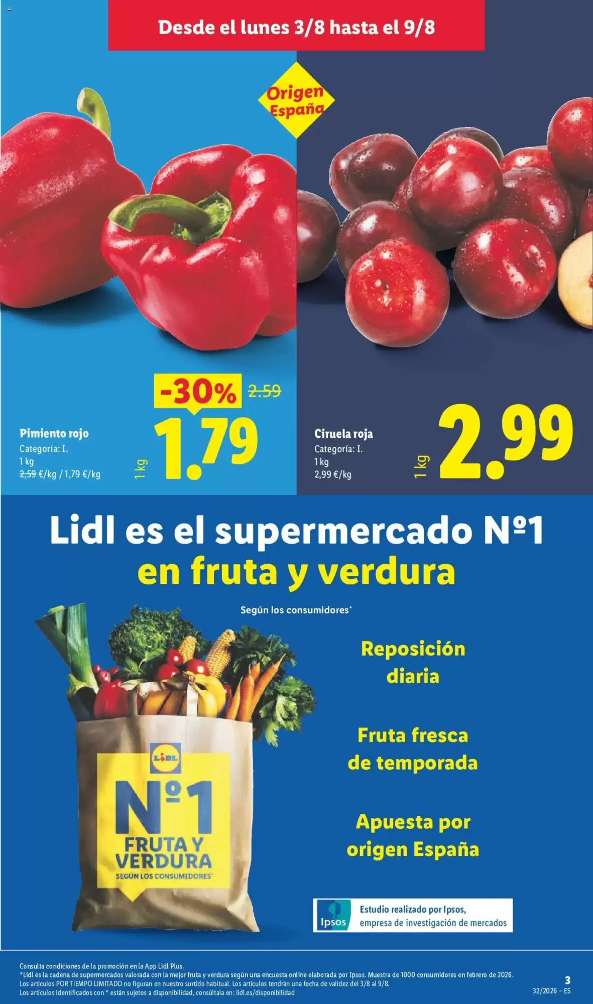 Folleto promocional de Lidl válido desde el 03/08/2026 - Página 9.