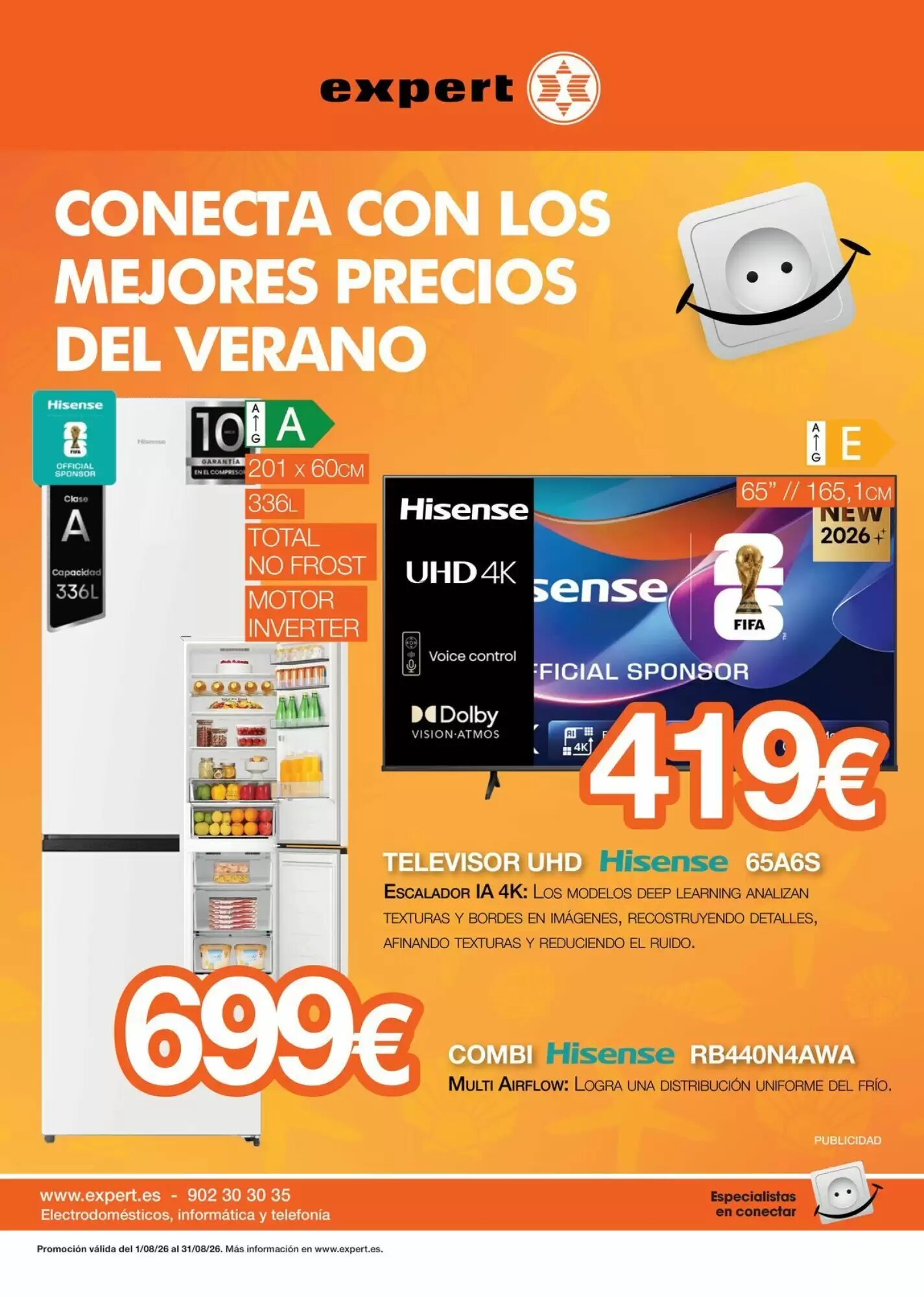 Folleto promocional de Expert válido desde el 03/08/2026 - Página 1.