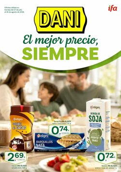 Folleto promocional de Supermercados Dani válido desde el 03/08/2026