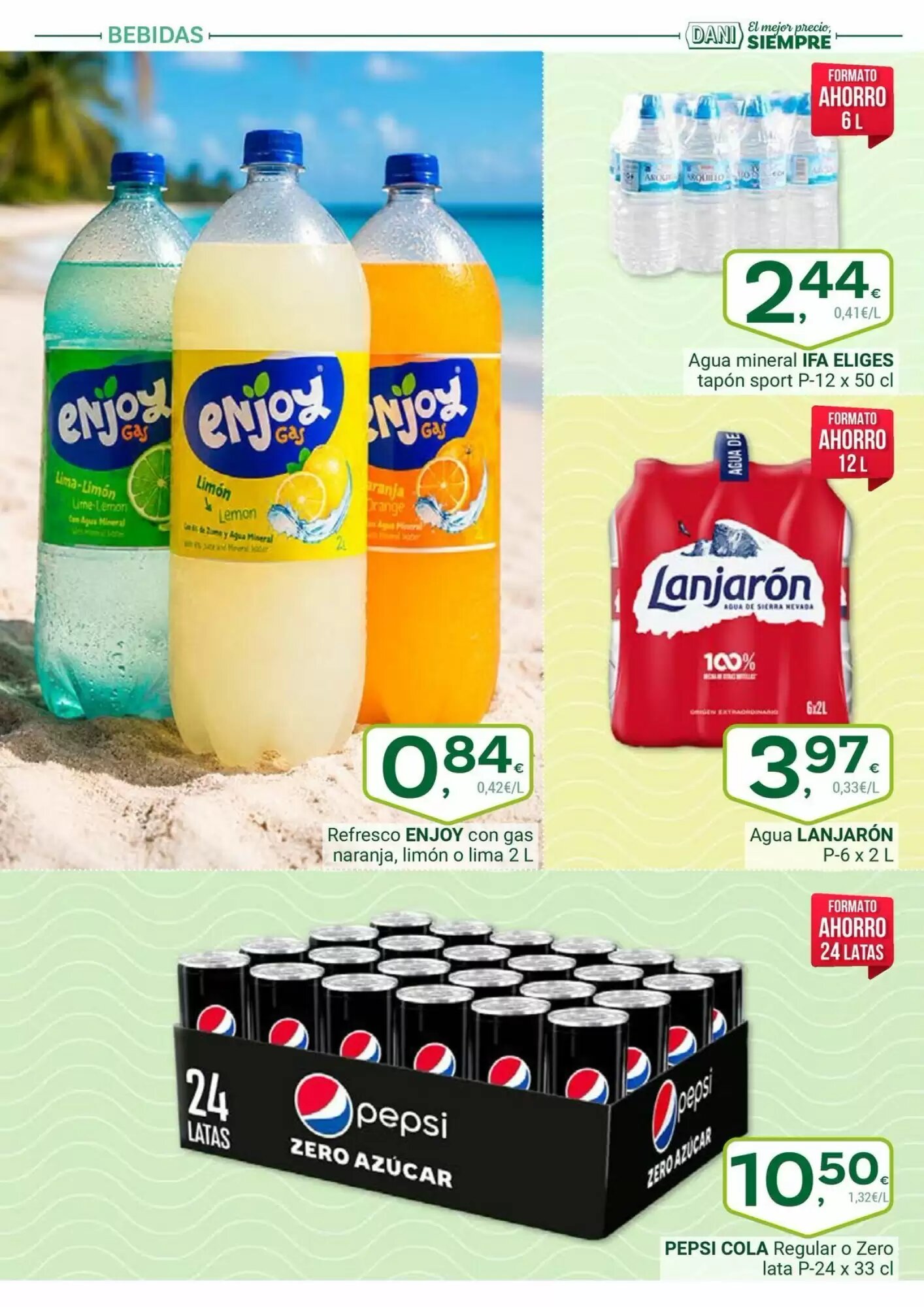 Folleto promocional de Supermercados Dani válido desde el 03/08/2026 - Página 2.