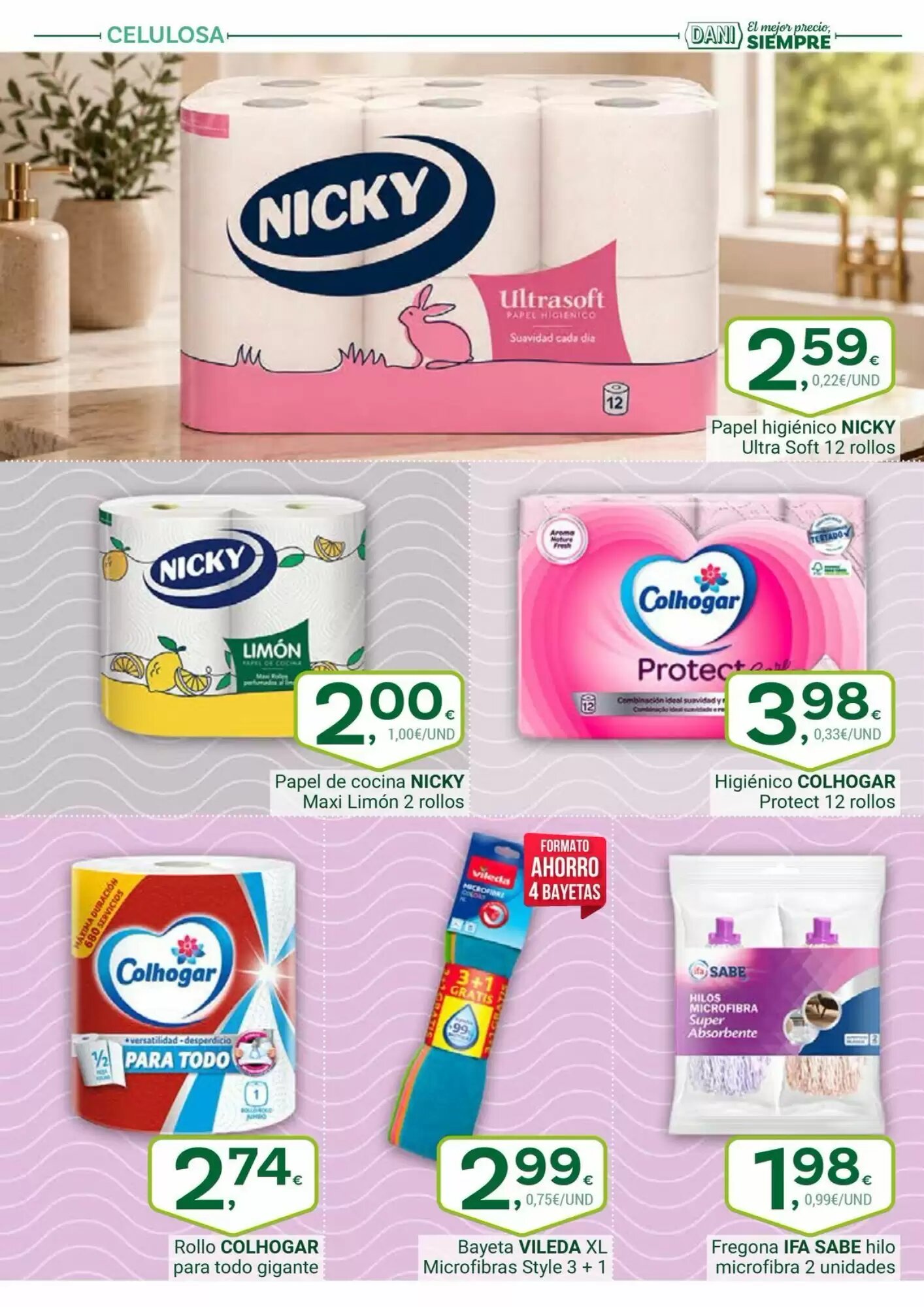Folleto promocional de Supermercados Dani válido desde el 03/08/2026 - Página 20.
