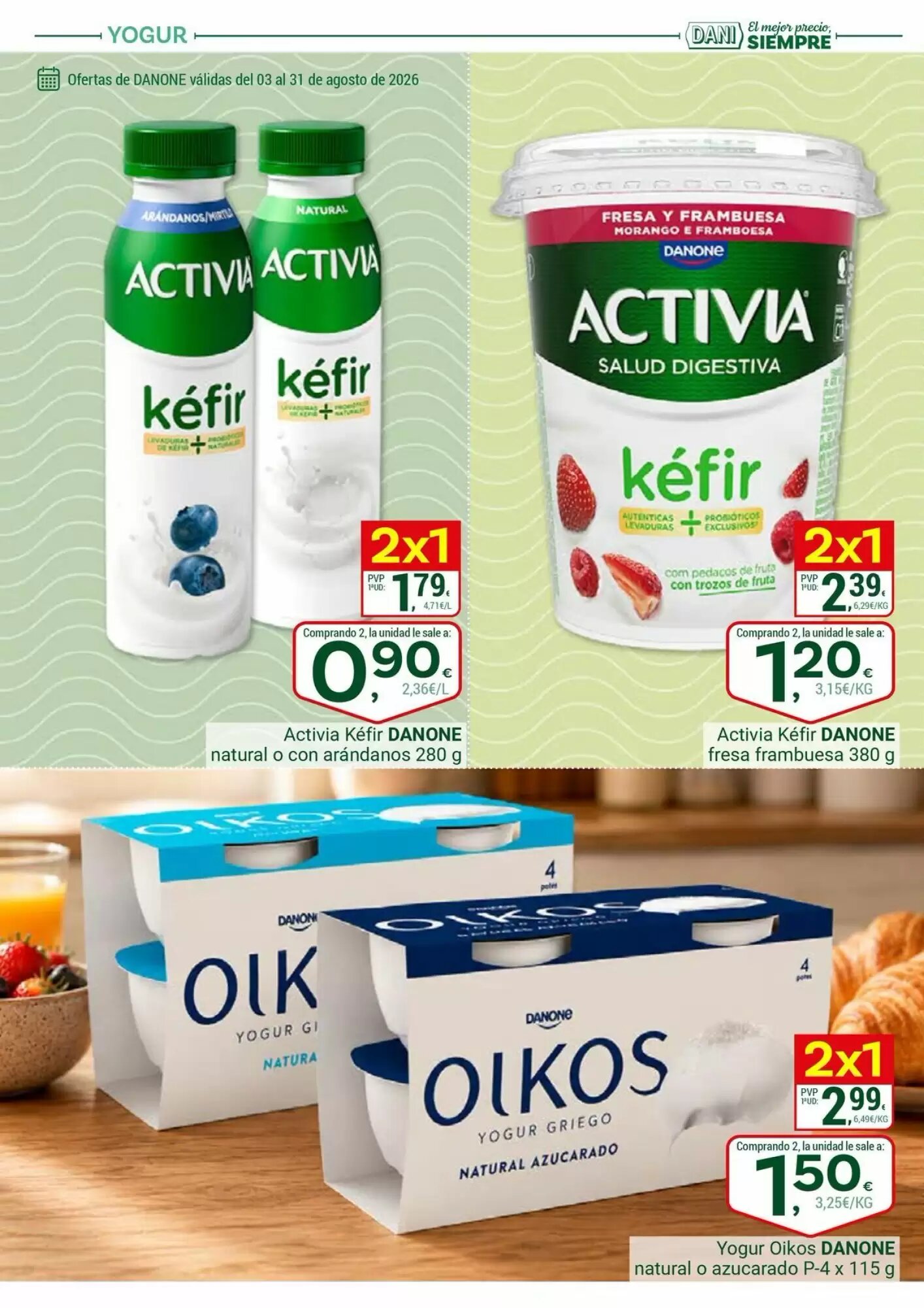 Folleto promocional de Supermercados Dani válido desde el 03/08/2026 - Página 6.