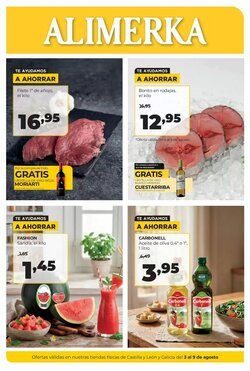 Folleto promocional de Alimerka válido desde el 03/08/2026