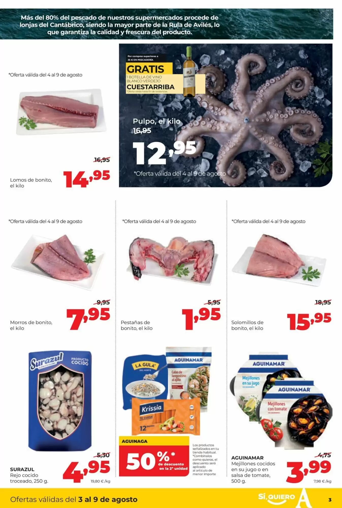 Folleto promocional de Alimerka válido desde el 03/08/2026 - Página 3.