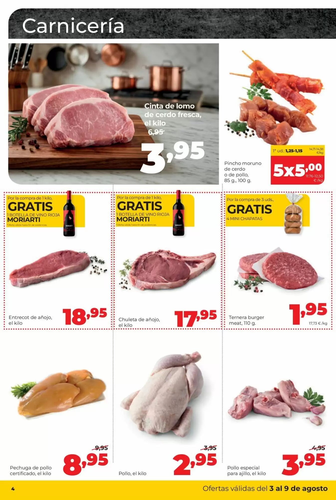 Folleto promocional de Alimerka válido desde el 03/08/2026 - Página 4.