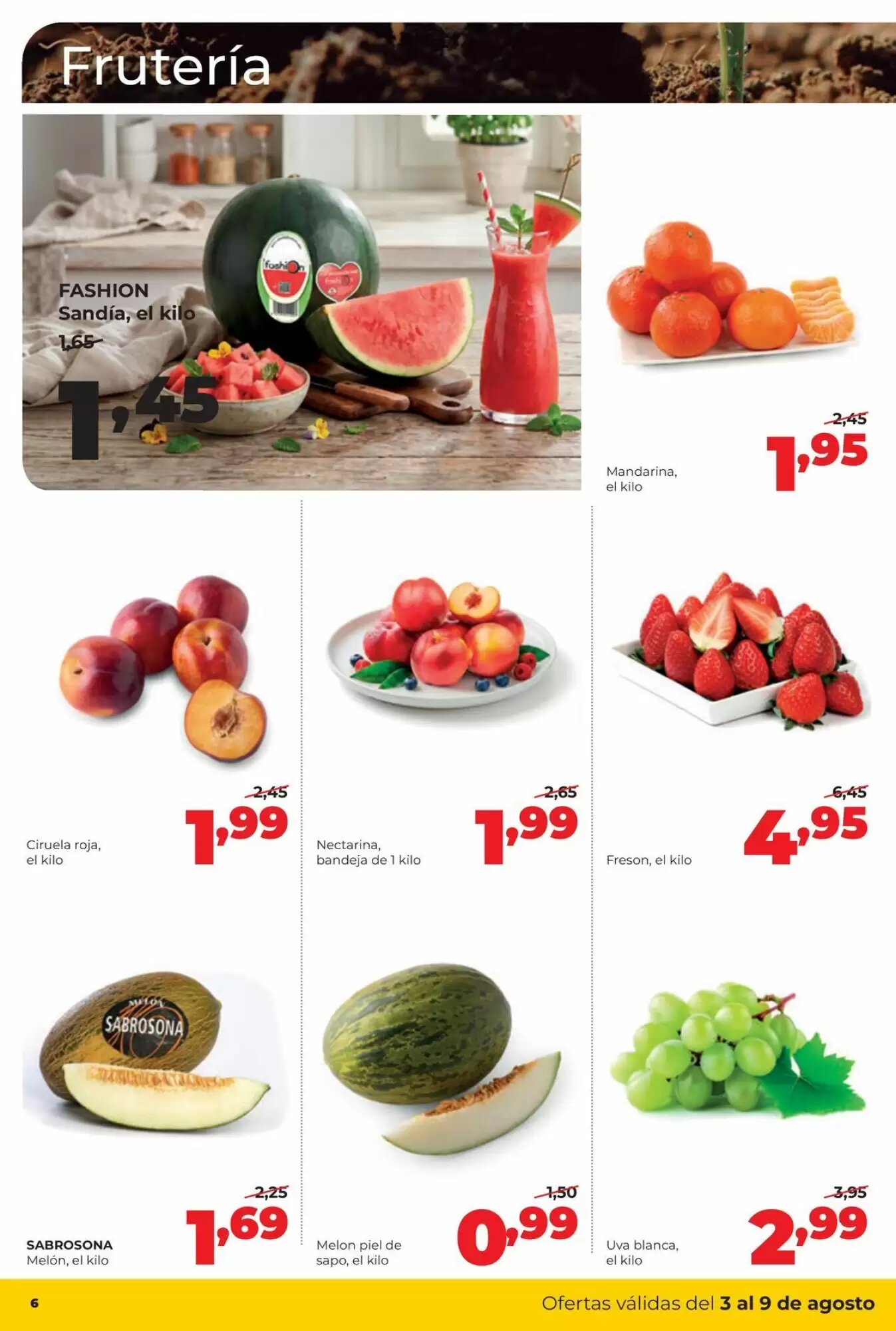 Folleto promocional de Alimerka válido desde el 03/08/2026 - Página 6.
