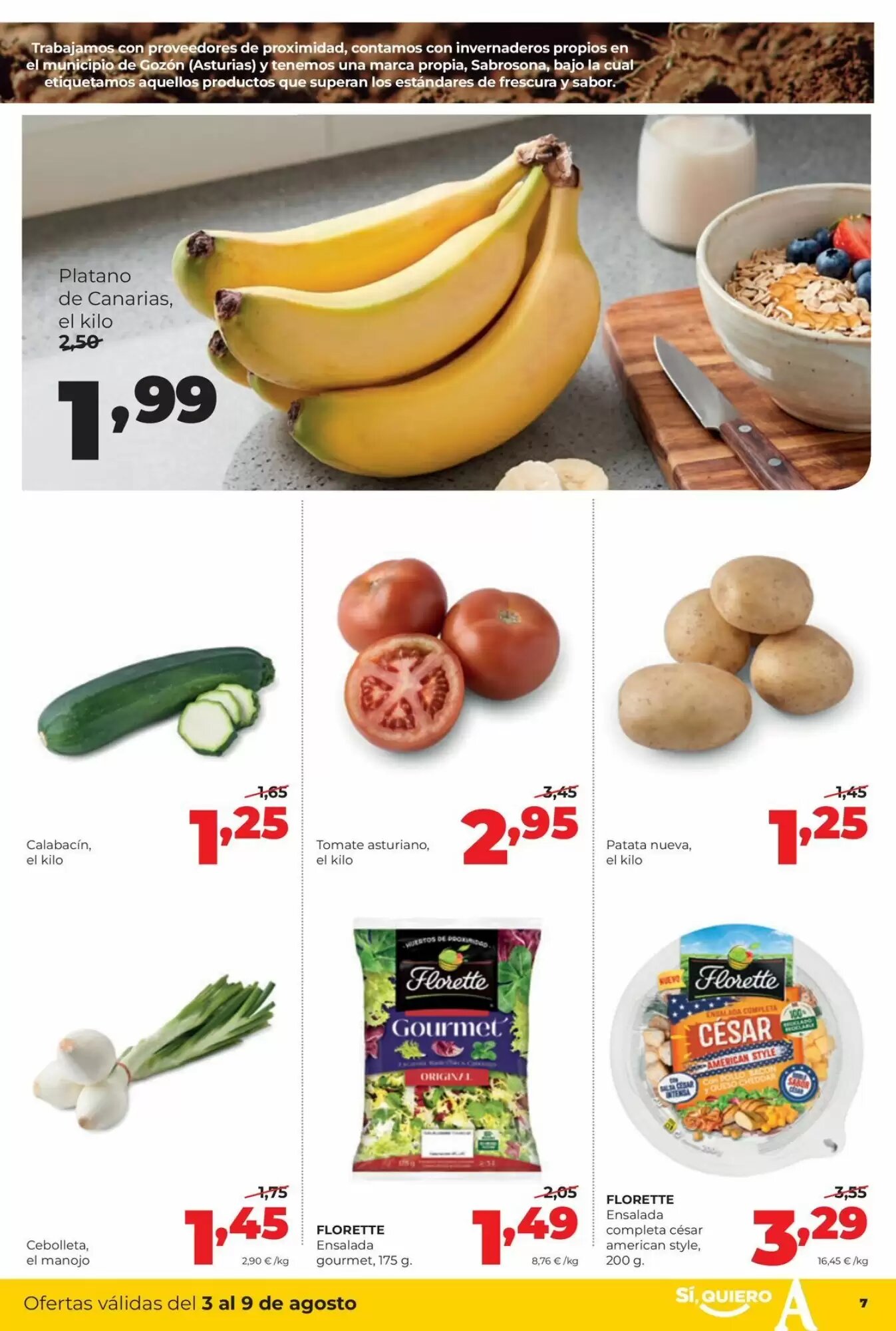 Folleto promocional de Alimerka válido desde el 03/08/2026 - Página 7.