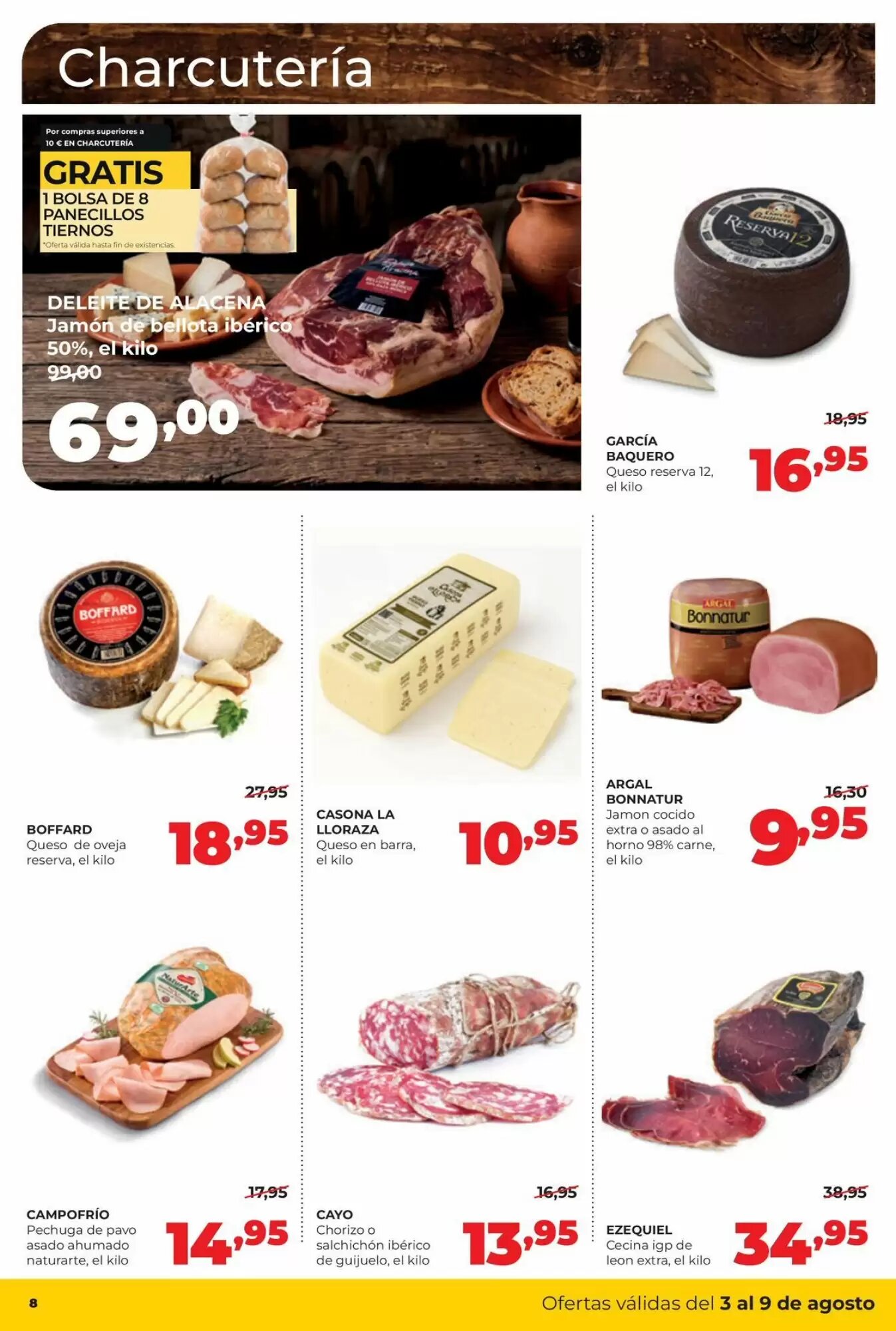 Folleto promocional de Alimerka válido desde el 03/08/2026 - Página 8.