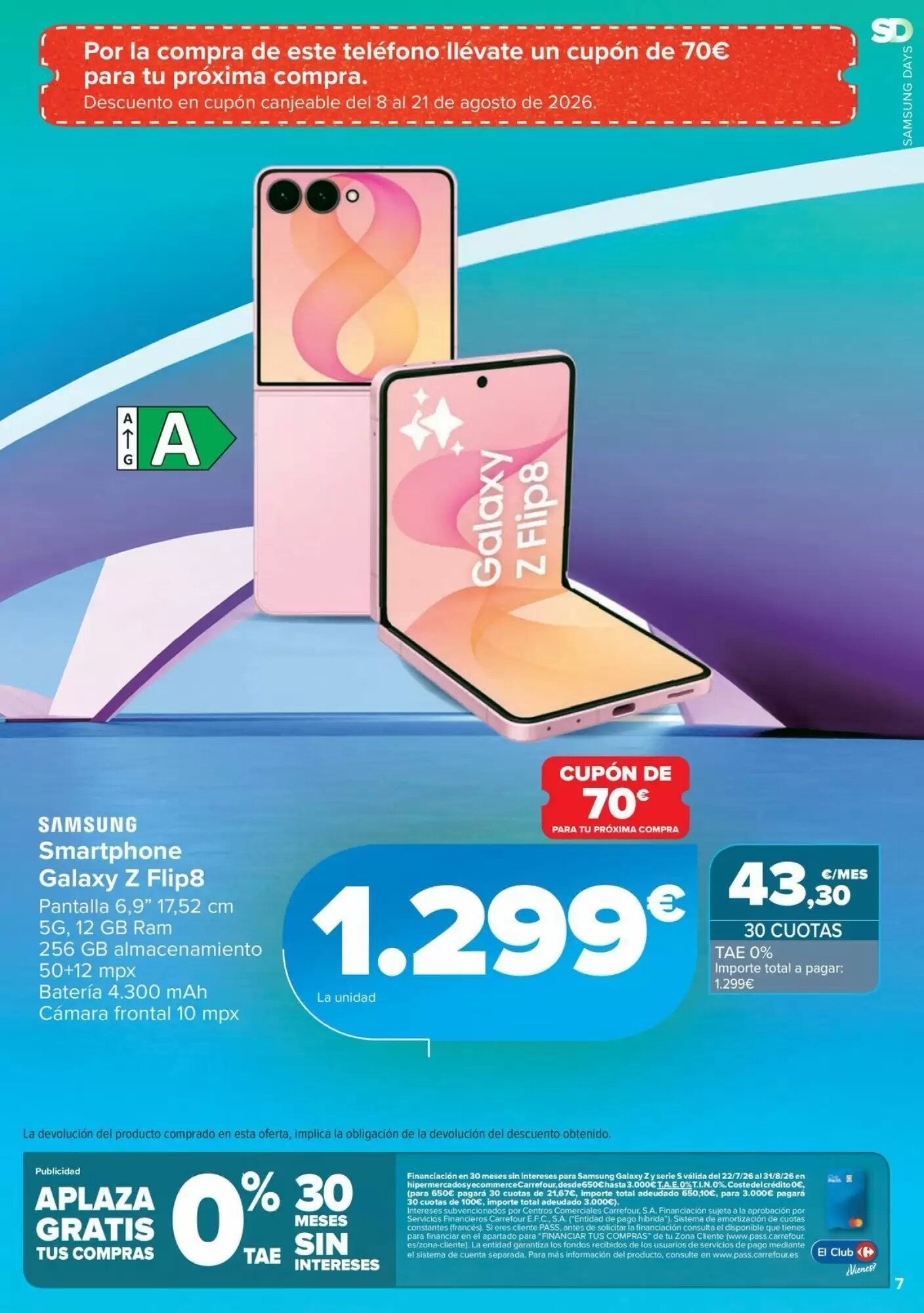 Folleto promocional de Carrefour válido desde el 03/08/2026 - Página 7.