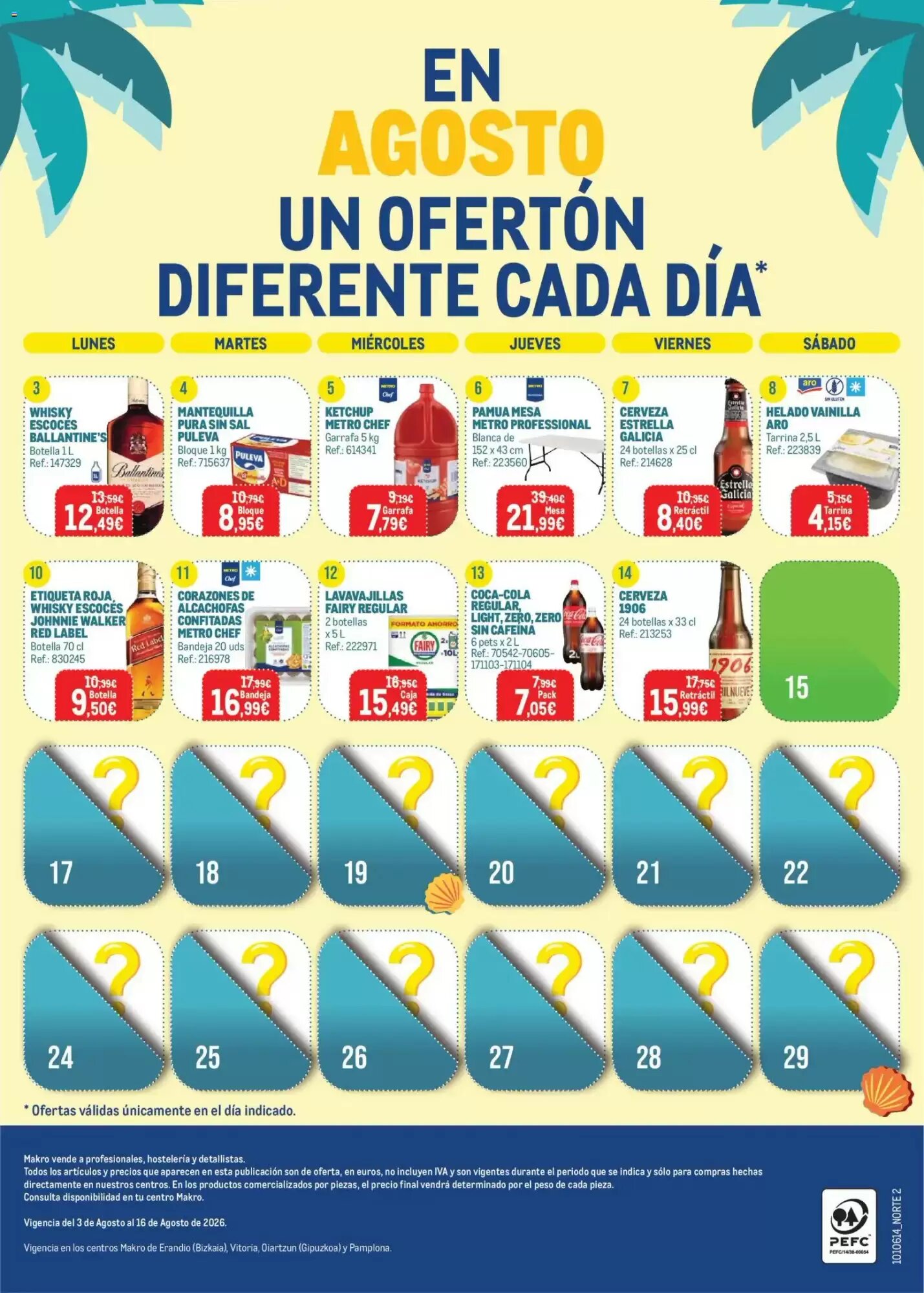 Folleto promocional de Makro válido desde el 03/08/2026 - Página 8.
