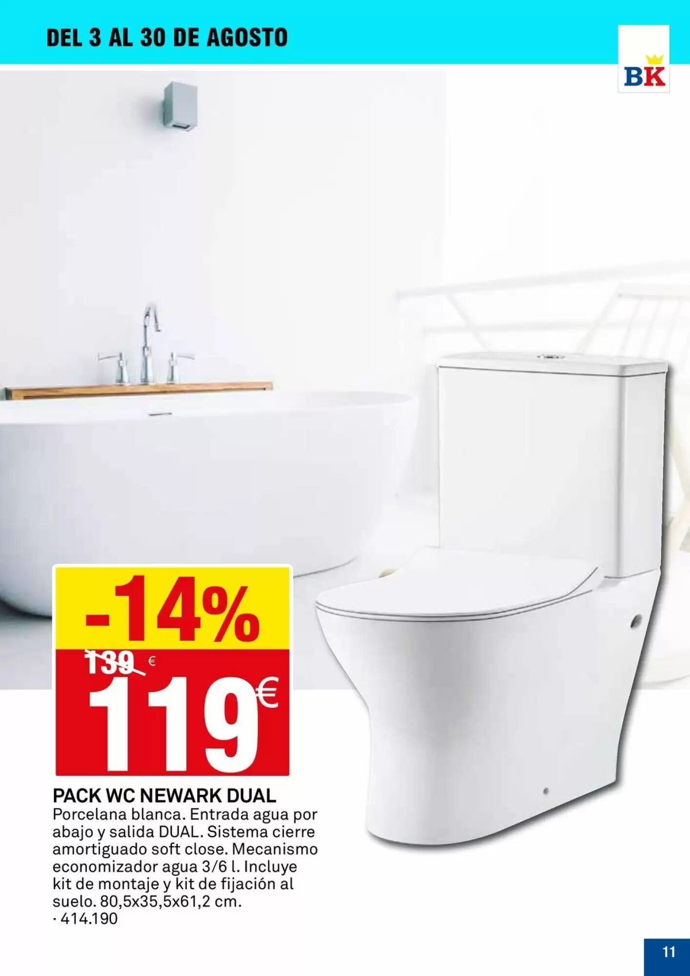 Folleto promocional de Bricoking válido desde el 04/08/2026 - Página 11.