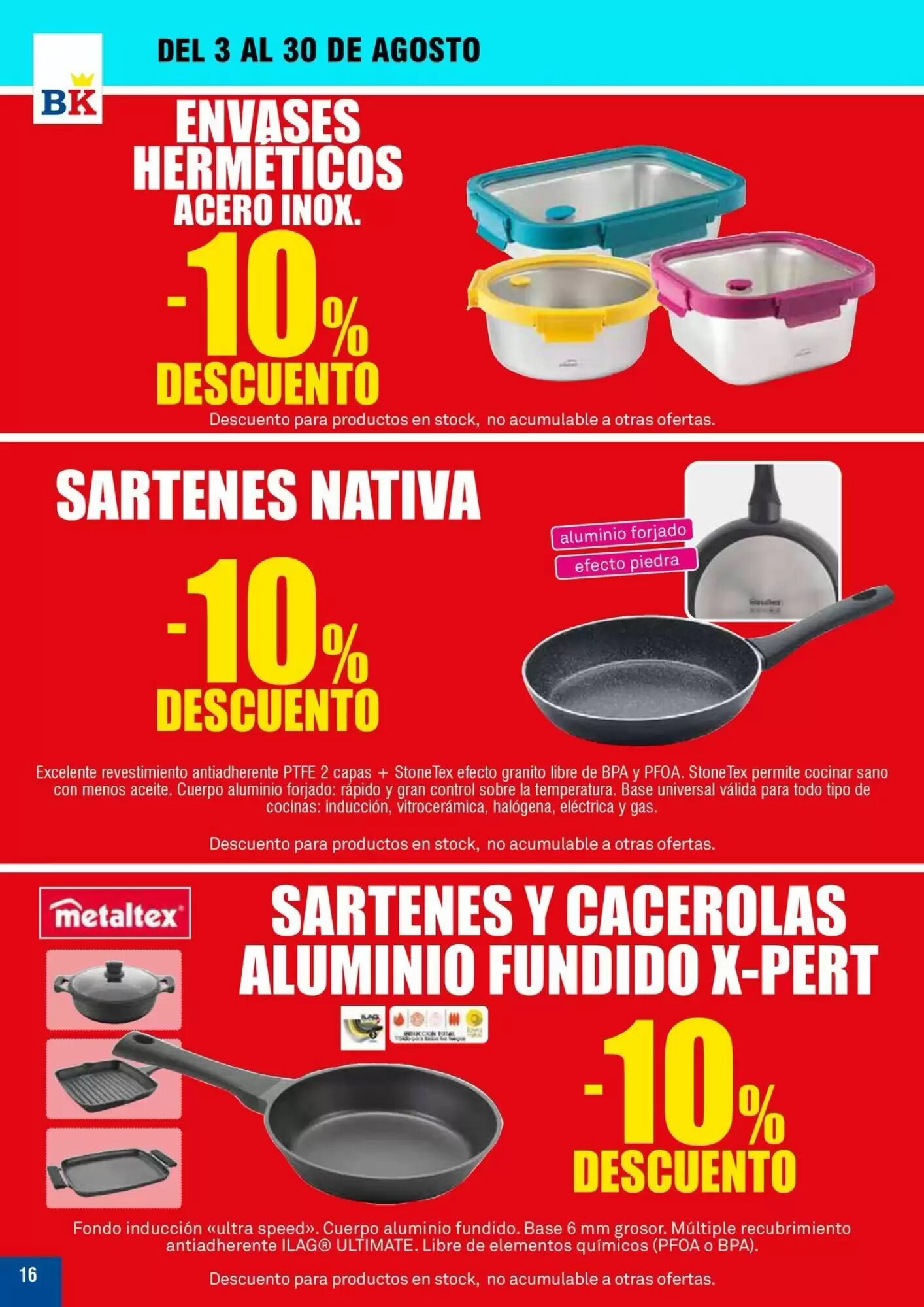 Folleto promocional de Bricoking válido desde el 04/08/2026 - Página 16.
