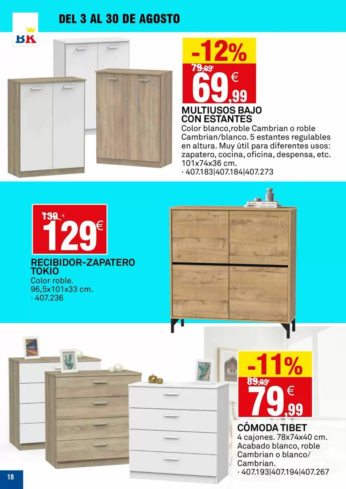 Folleto promocional de Bricoking válido desde el 04/08/2026 - Página 18.