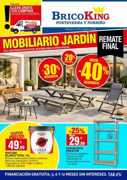Folleto promocional de Bricoking válido desde el 04/08/2026