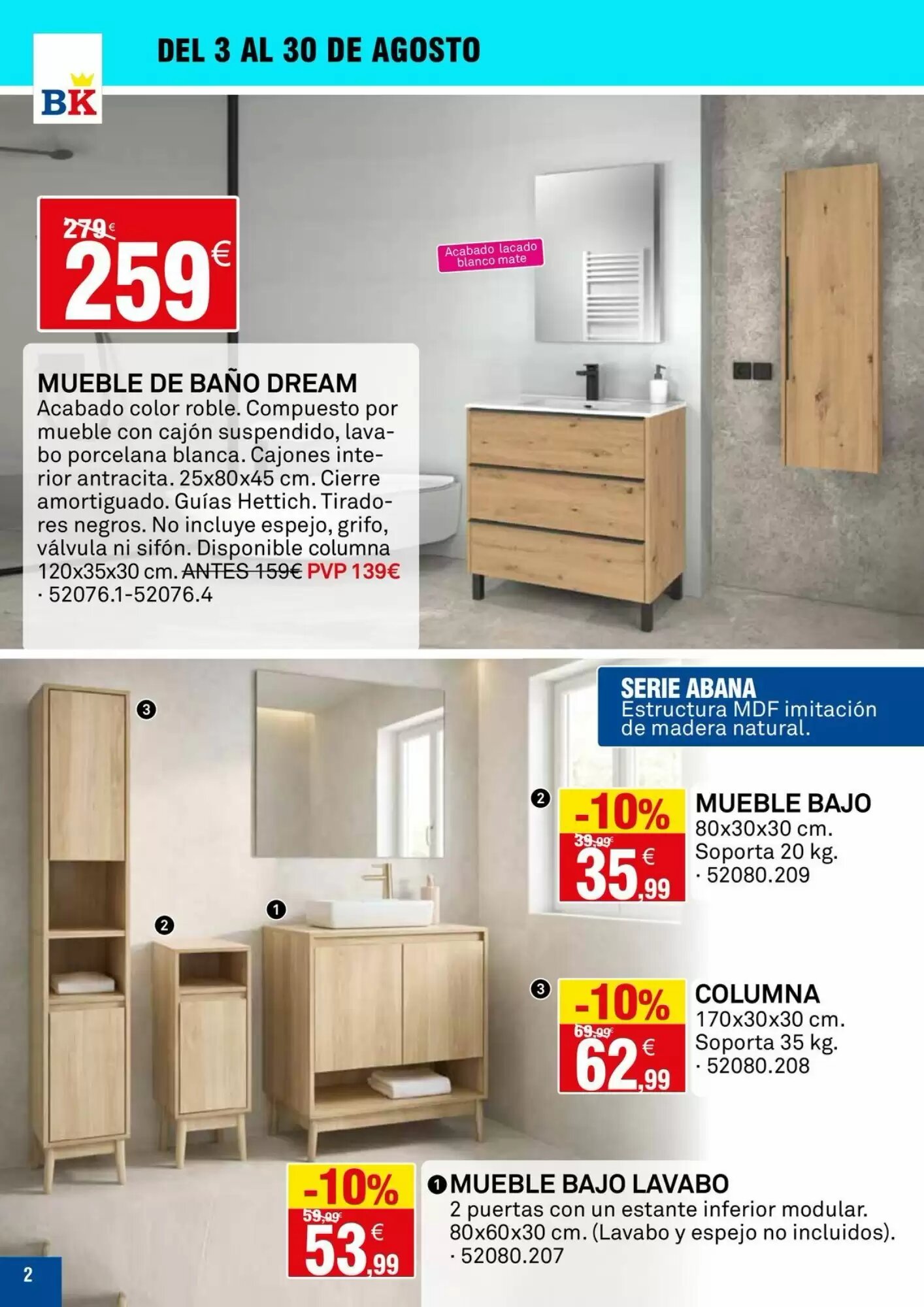 Folleto promocional de Bricoking válido desde el 04/08/2026 - Página 2.