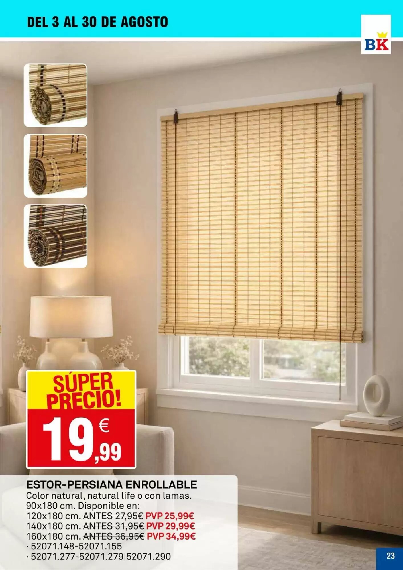 Folleto promocional de Bricoking válido desde el 04/08/2026 - Página 23.