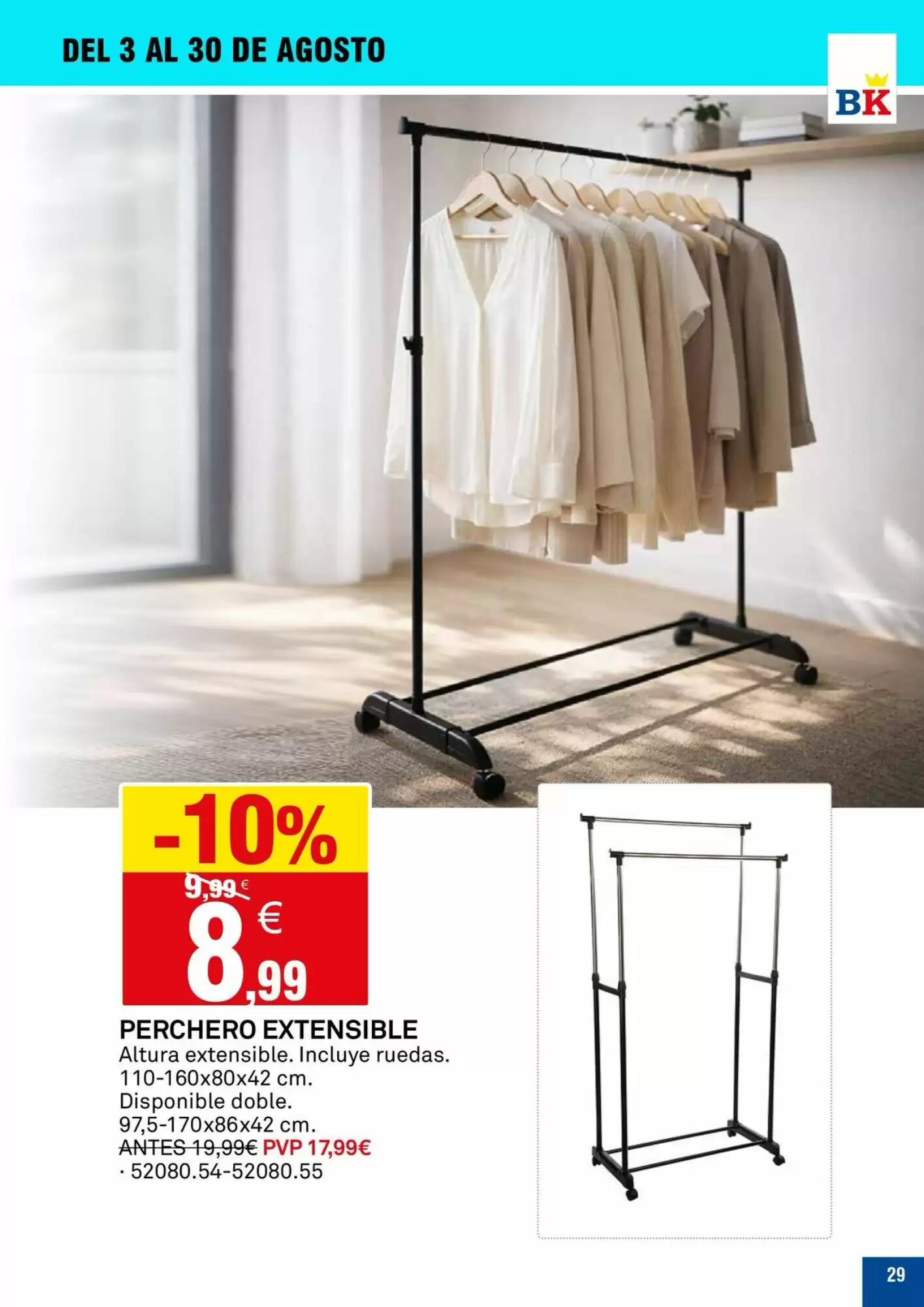Folleto promocional de Bricoking válido desde el 04/08/2026 - Página 29.