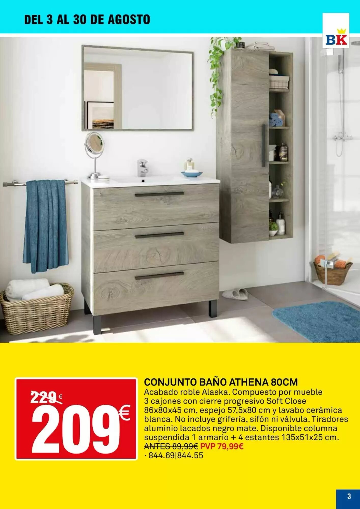 Folleto promocional de Bricoking válido desde el 04/08/2026 - Página 3.