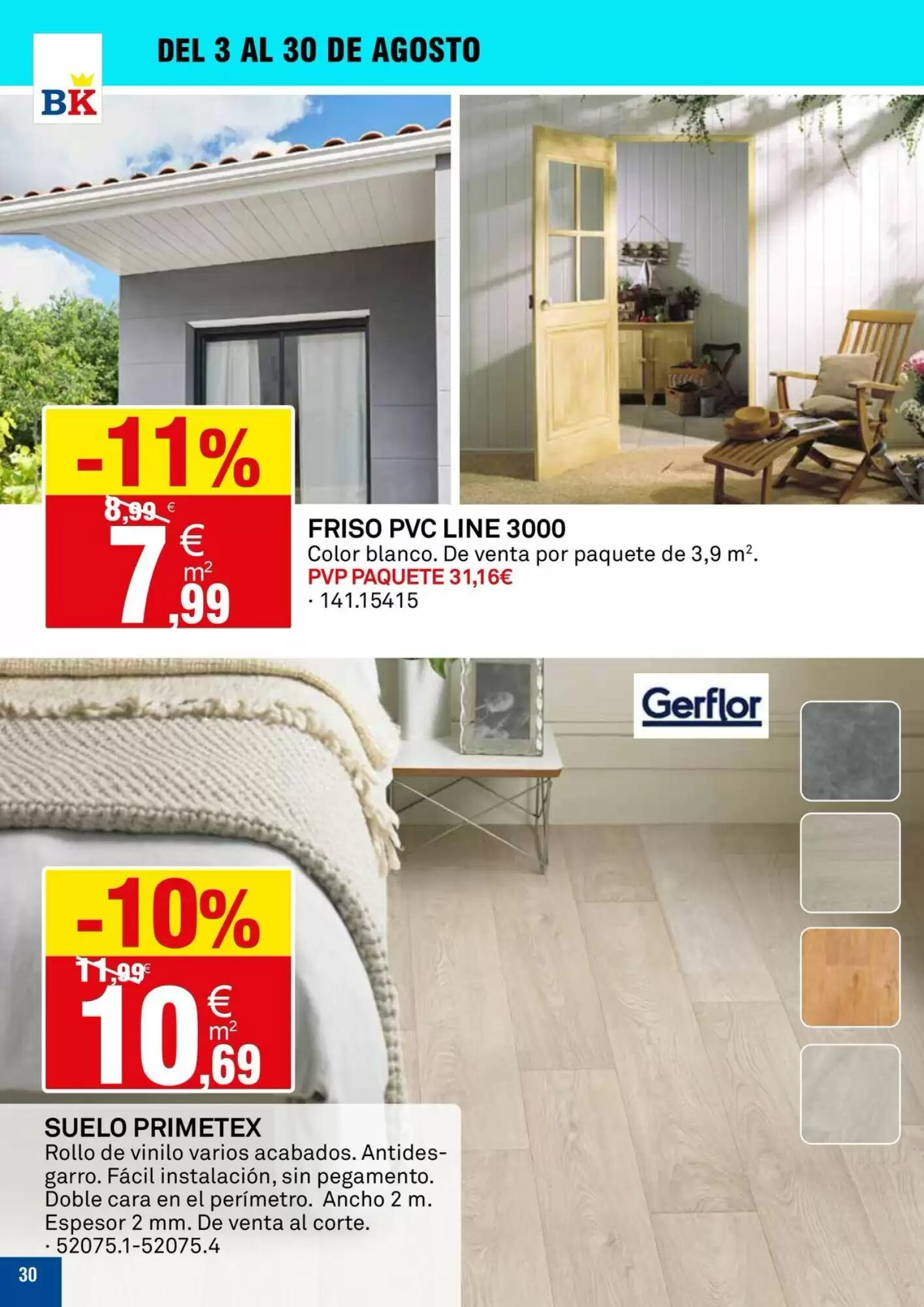 Folleto promocional de Bricoking válido desde el 04/08/2026 - Página 30.
