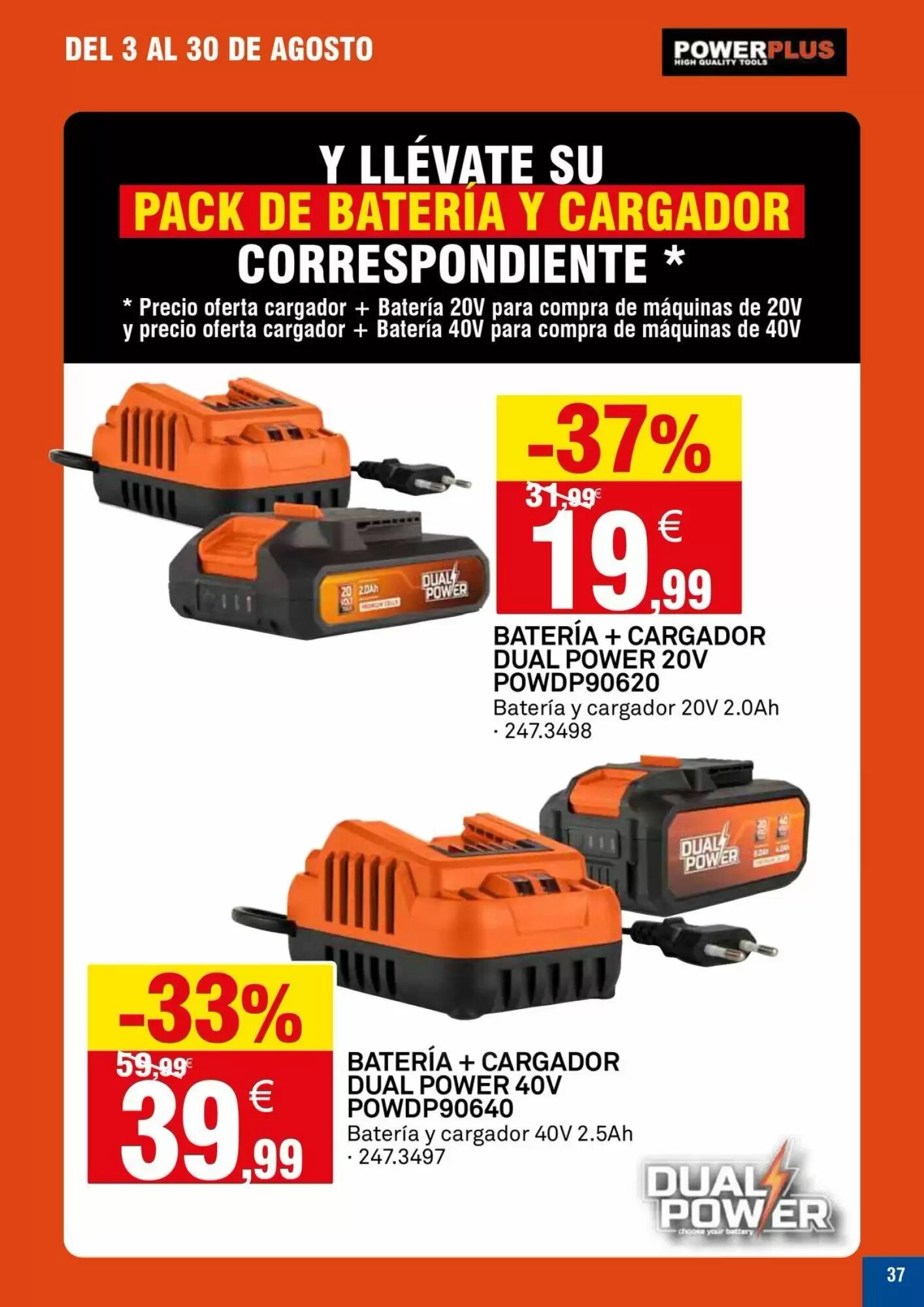 Folleto promocional de Bricoking válido desde el 04/08/2026 - Página 37.