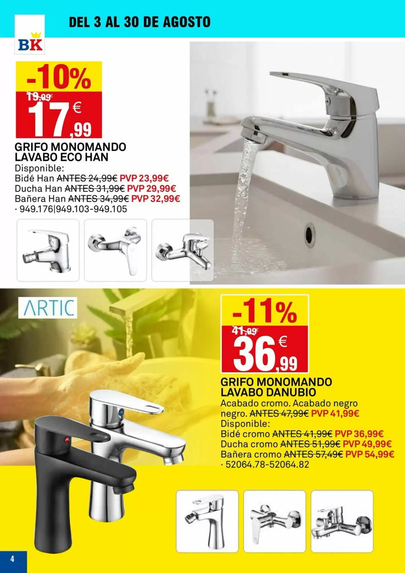 Folleto promocional de Bricoking válido desde el 04/08/2026 - Página 4.